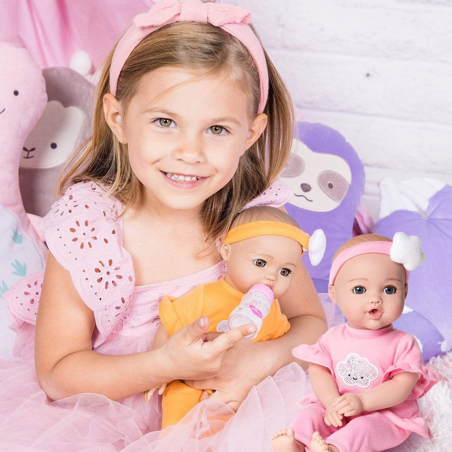 Adora NurtureTime Interactive Baby Doll, Clothes, & Accessories Set - Soft Pink - Image 11