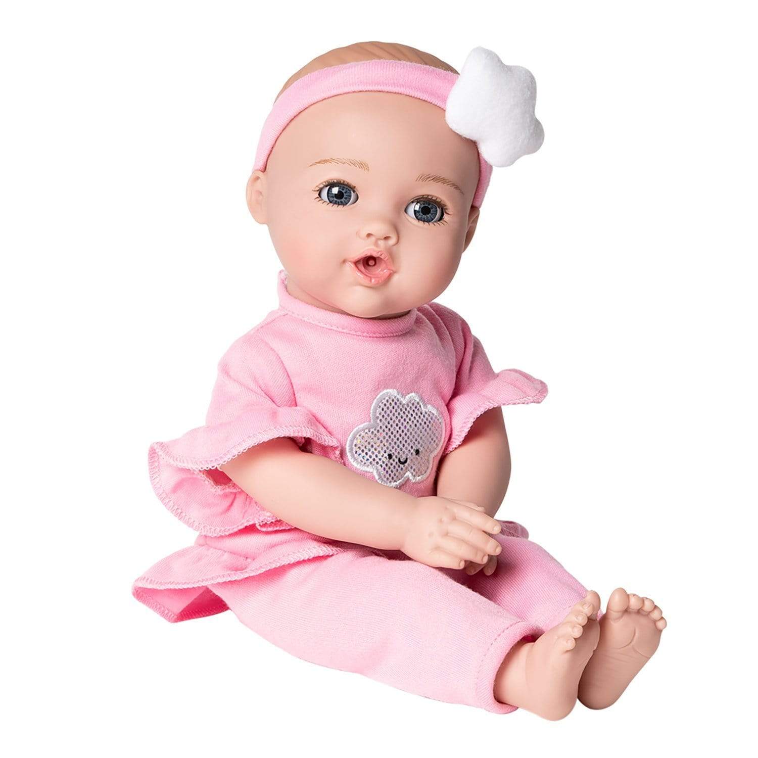 Adora NurtureTime Interactive Baby Doll, Clothes, & Accessories Set - Soft Pink - Image 7