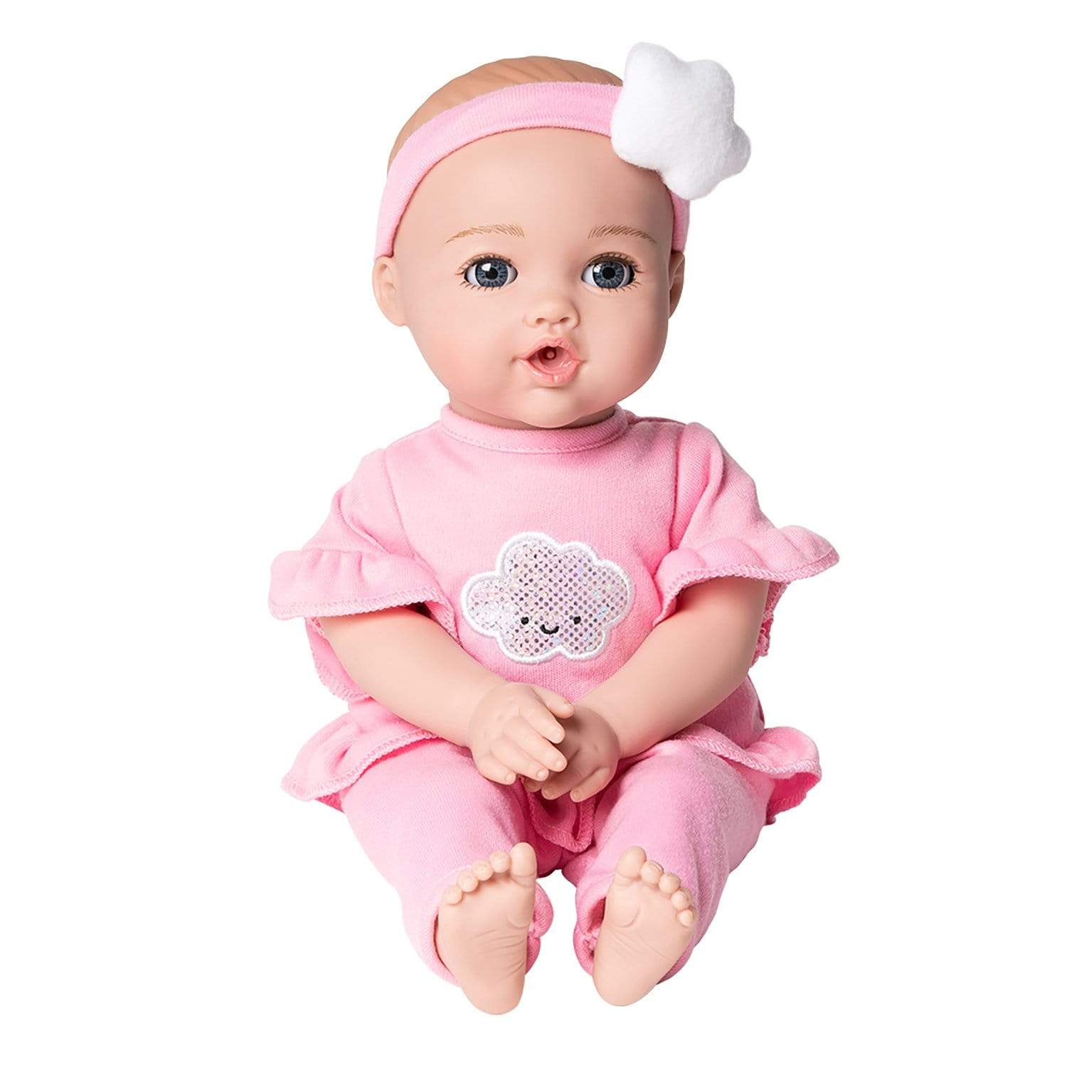 Adora NurtureTime Interactive Baby Doll, Clothes, & Accessories Set - Soft Pink - Image 8