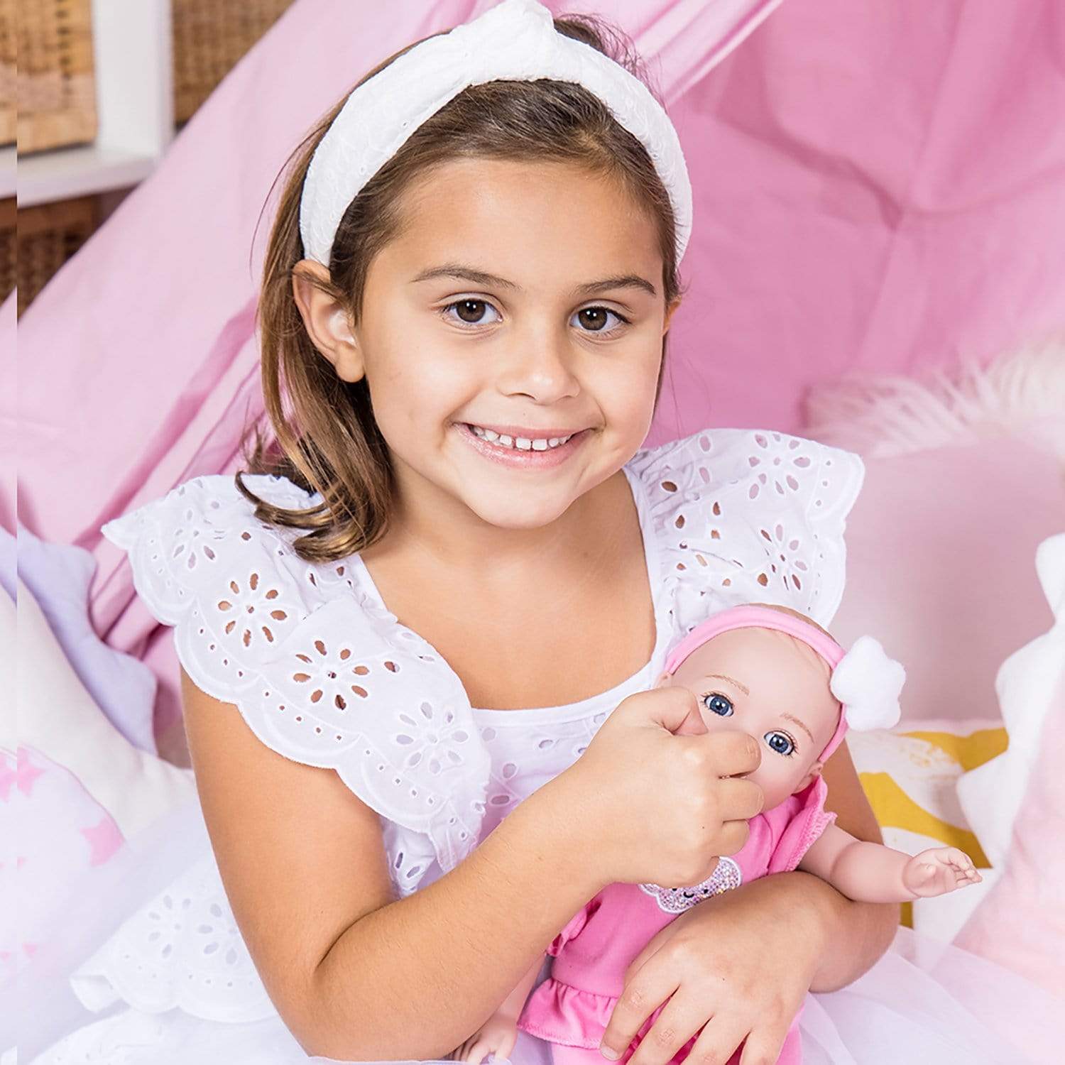 Adora NurtureTime Interactive Baby Doll, Clothes, & Accessories Set - Soft Pink - Image 9