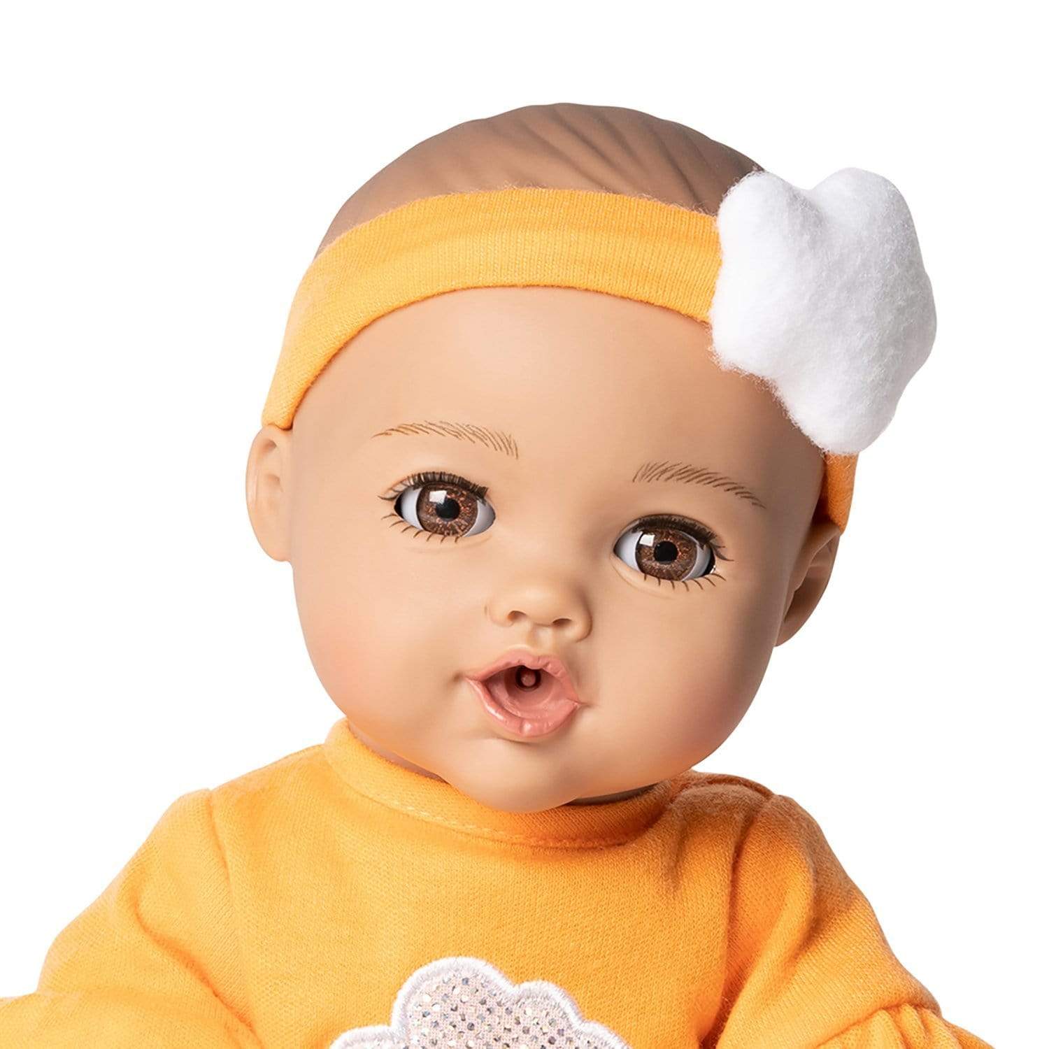 Adora NurtureTime Interactive Baby Doll, Clothes, & Accessories Set - Sweet Orange - Image 4
