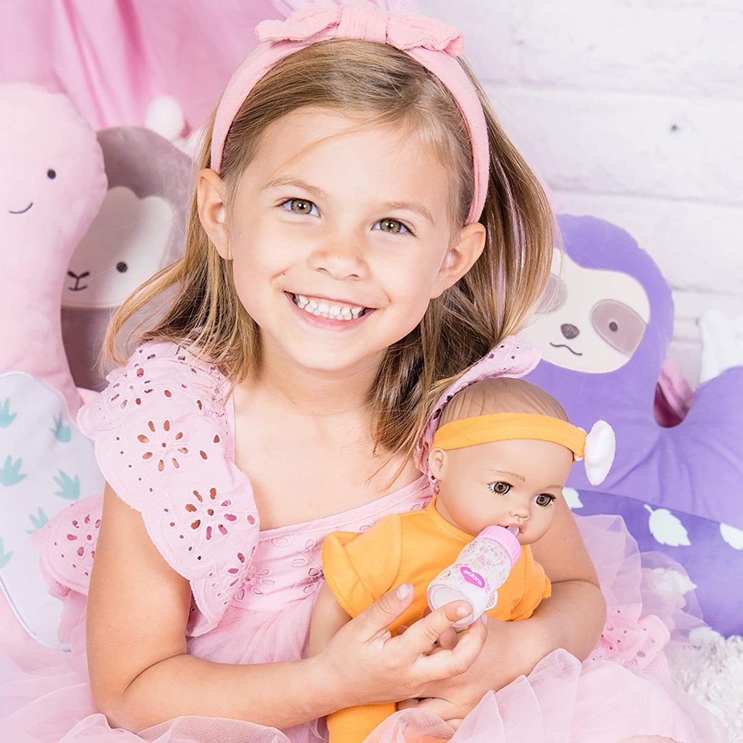 Adora NurtureTime Interactive Baby Doll, Clothes, & Accessories Set - Sweet Orange - Image 5
