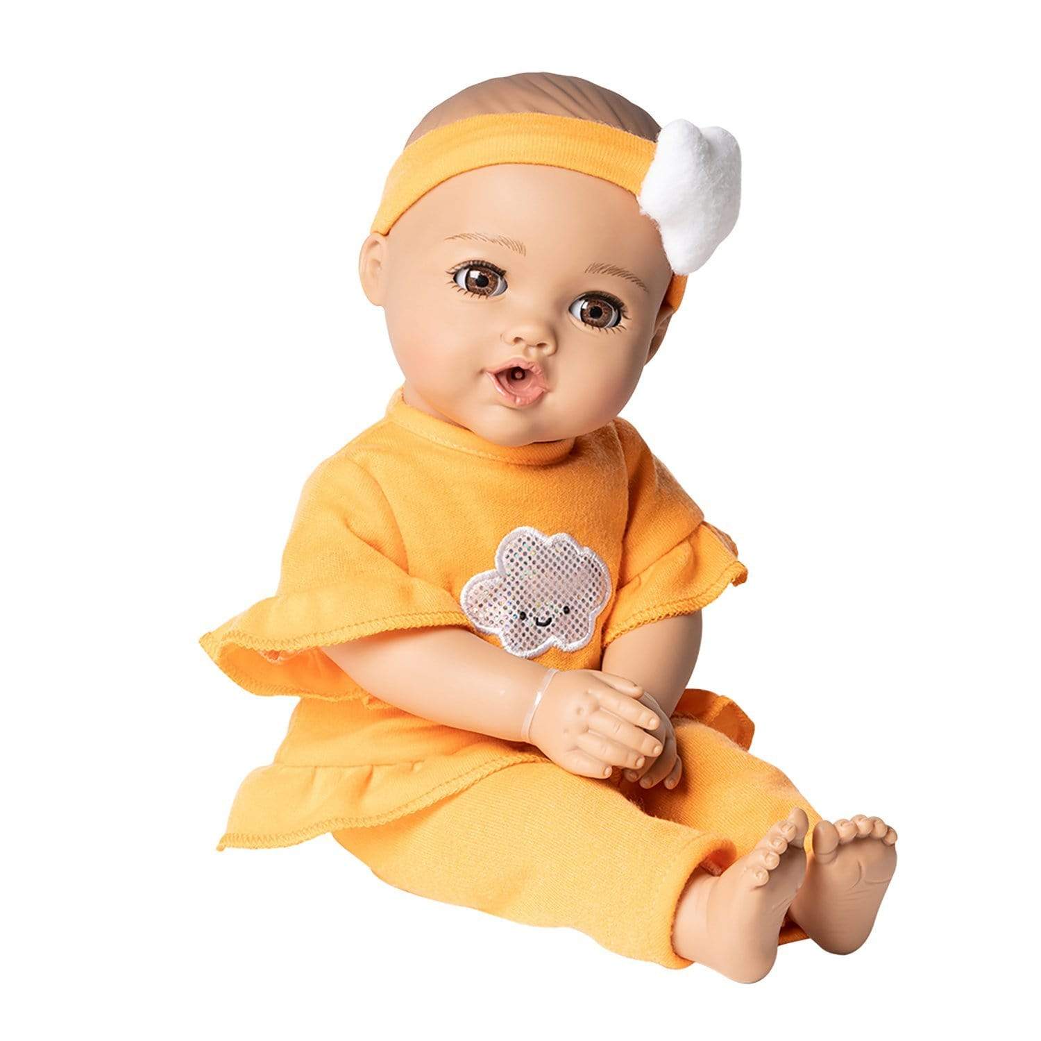 Adora NurtureTime Interactive Baby Doll, Clothes, & Accessories Set - Sweet Orange - Image 7