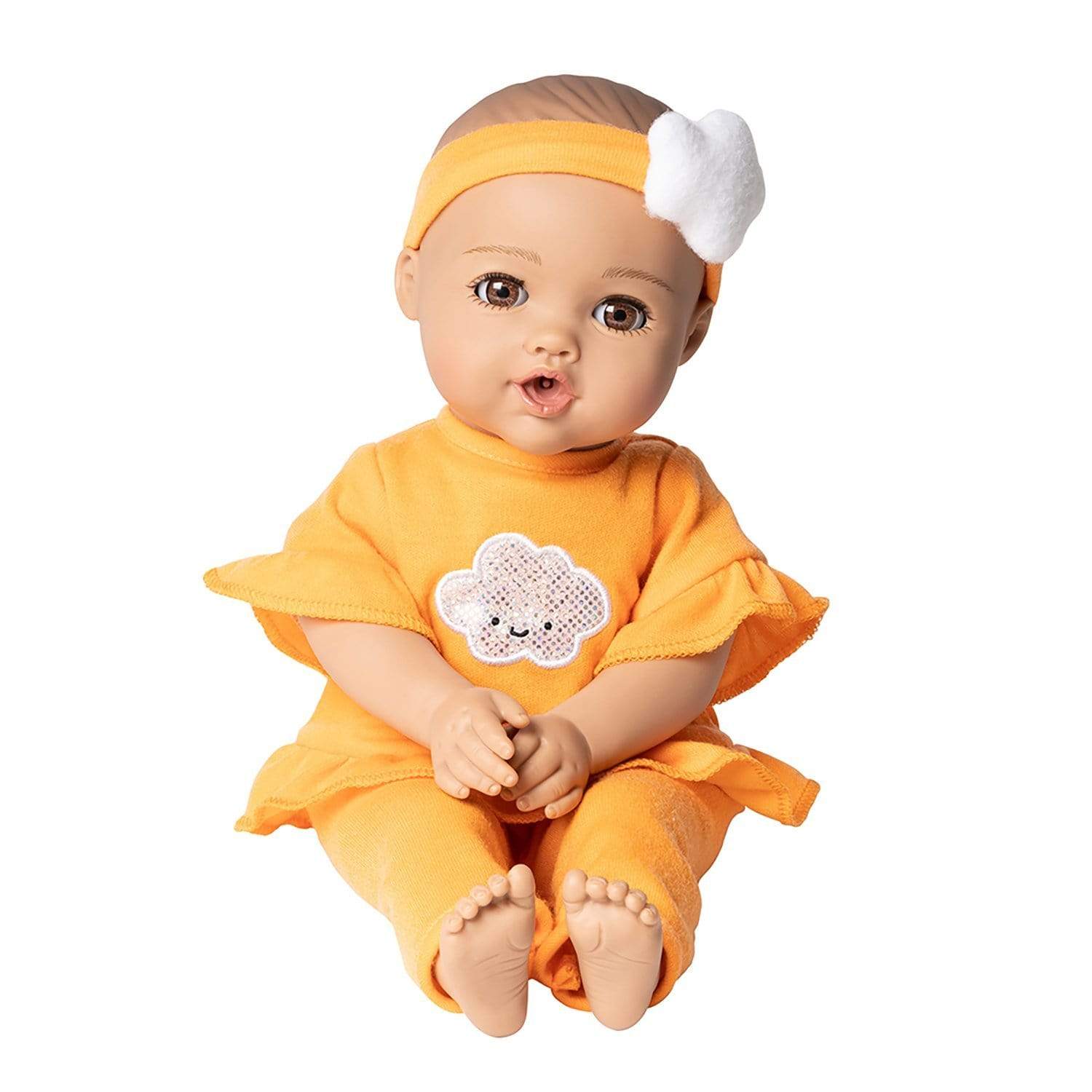 Adora NurtureTime Interactive Baby Doll, Clothes, & Accessories Set - Sweet Orange - Image 9