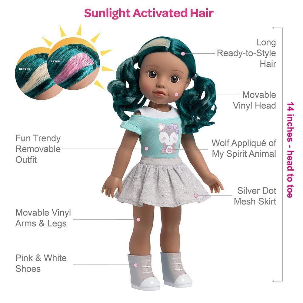 Adora Be Bright Alma Doll with Color-Changing Hair - Image 5