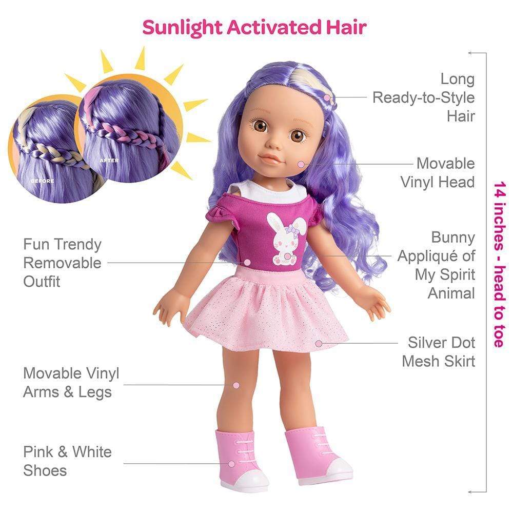 Adora Be Bright Lulu Doll with Color-Changing Hair - Image 5