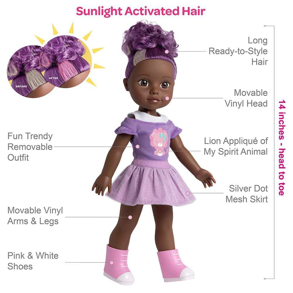 Adora Be Bright Savannah Doll with Color-Changing Hair - Image 5