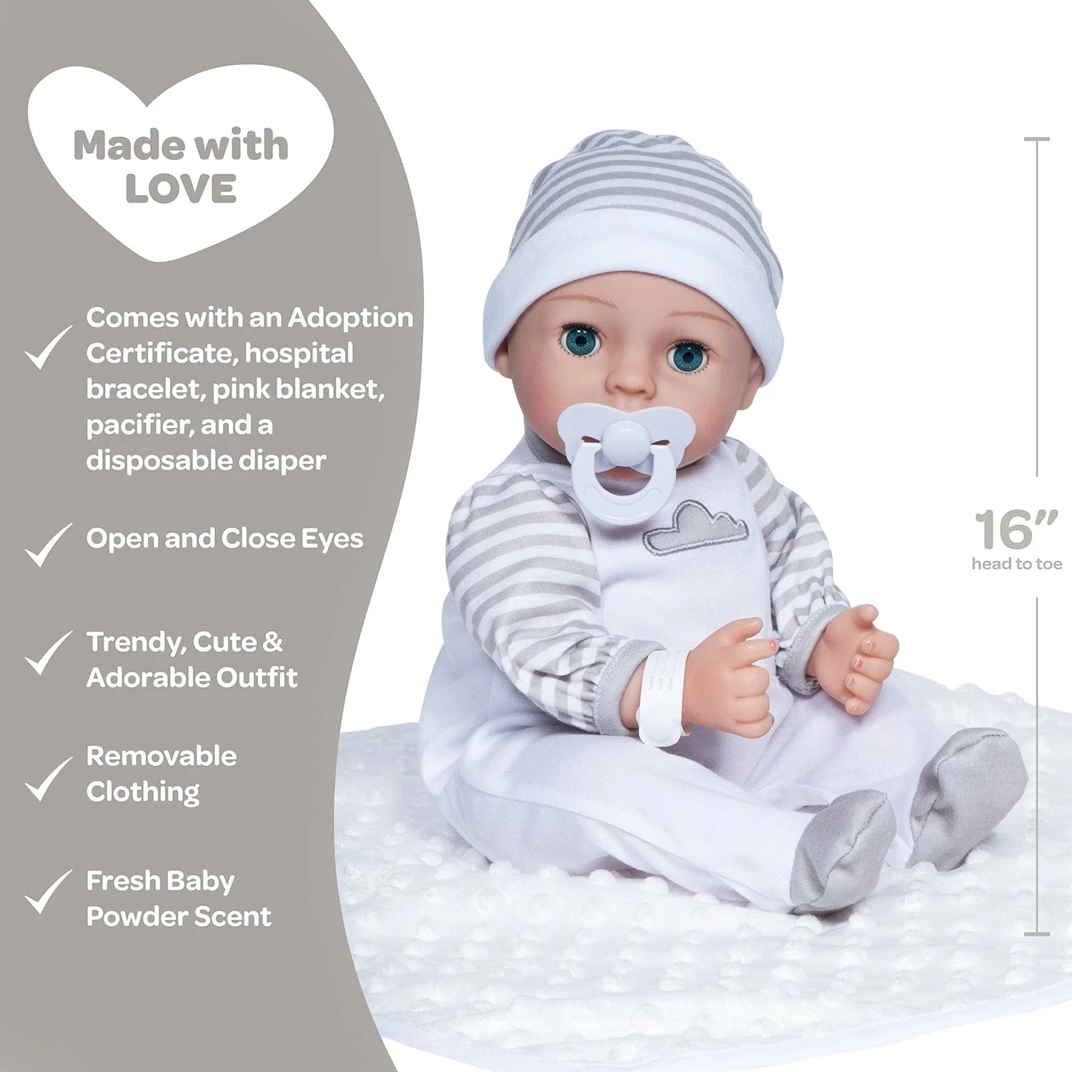 Adora Adoption Baby Doll Beloved Bundle - Gender Neutral - Image 4