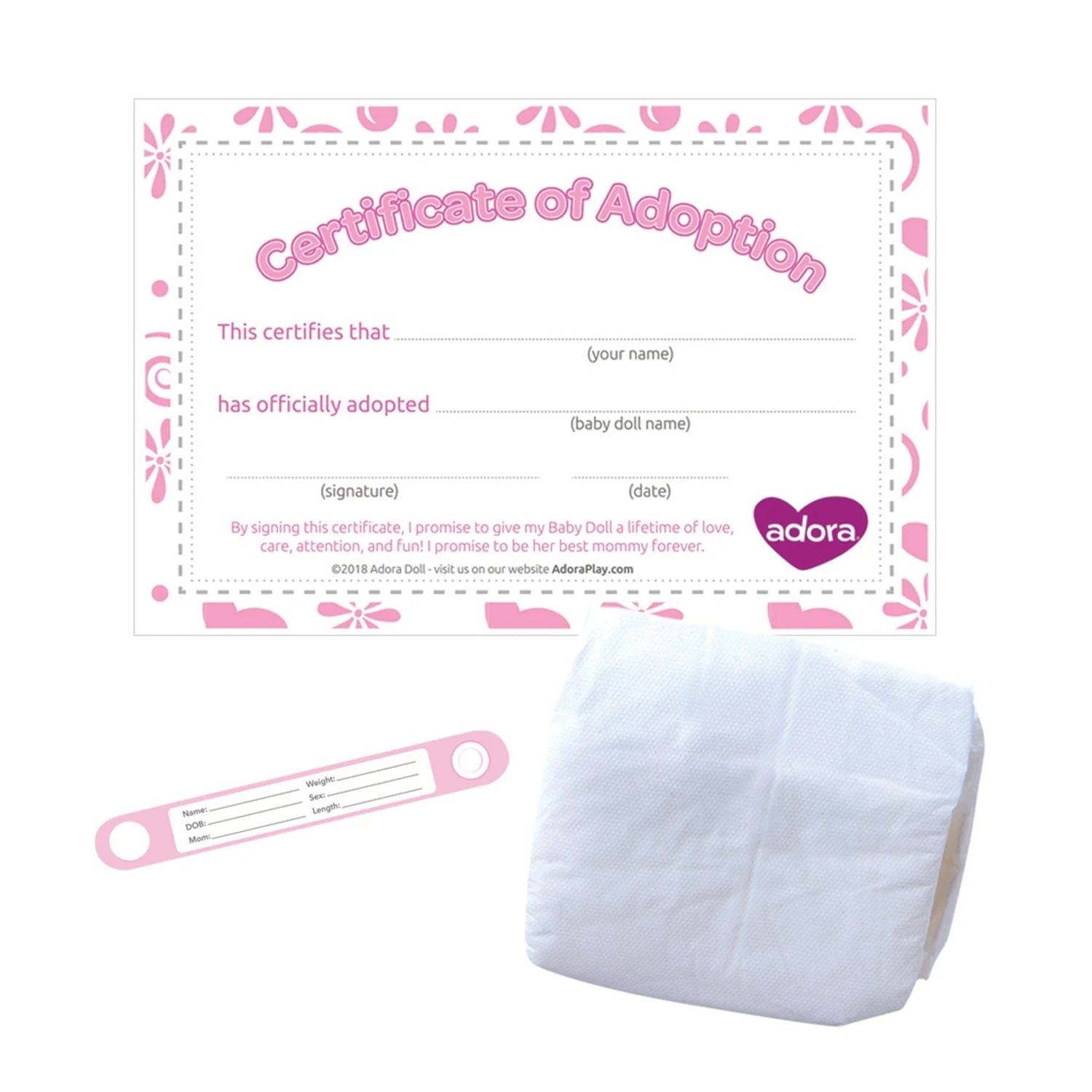 Adora Adoption Baby Cherish Doll Bundle - Image 9