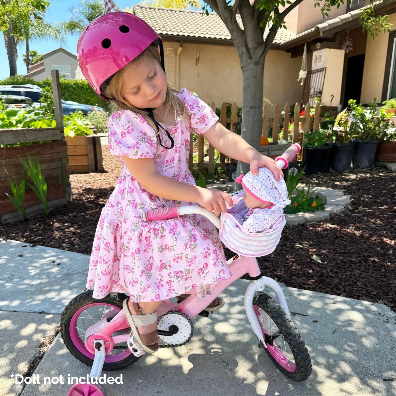 Adora Bicycle Doll Carrier - Classic Pastel Pink - Image 10