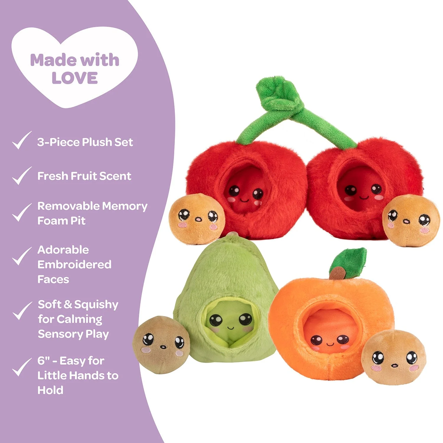 Adora Farm Fresh Scented Plush Toy Bundle, 3-piece set - Image 3