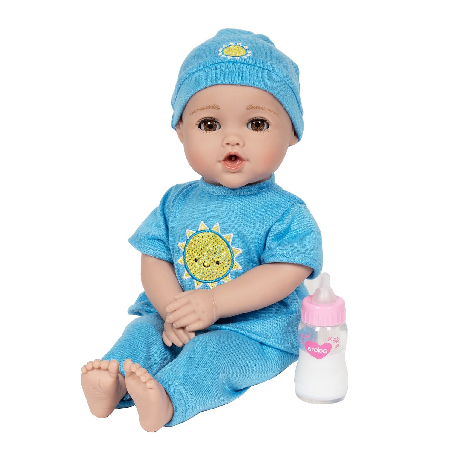 Adora NurtureTime Interactive Baby Doll, Clothes, & Accessories Set - Blue Boy - Image 6