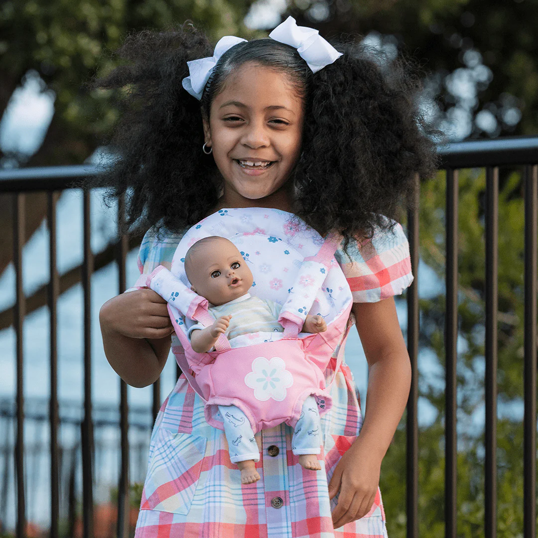 Adora Pink Blooms Baby Carrier Snuggle - Image 4