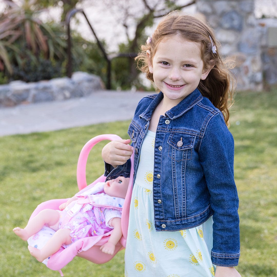 Adora Pink Blooms Car Seat Carrier - Image 6