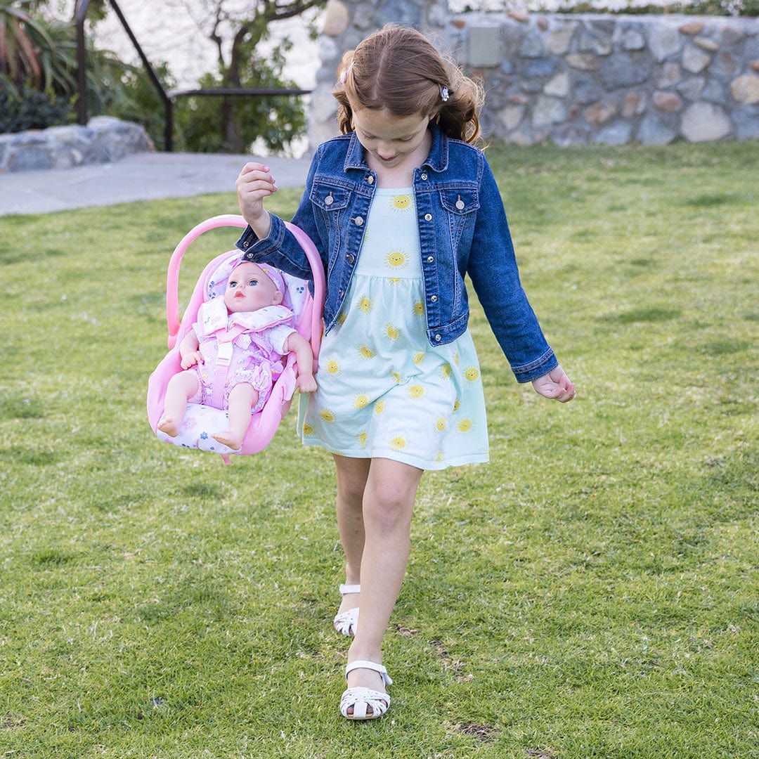 Adora Pink Blooms Car Seat Carrier - Image 7