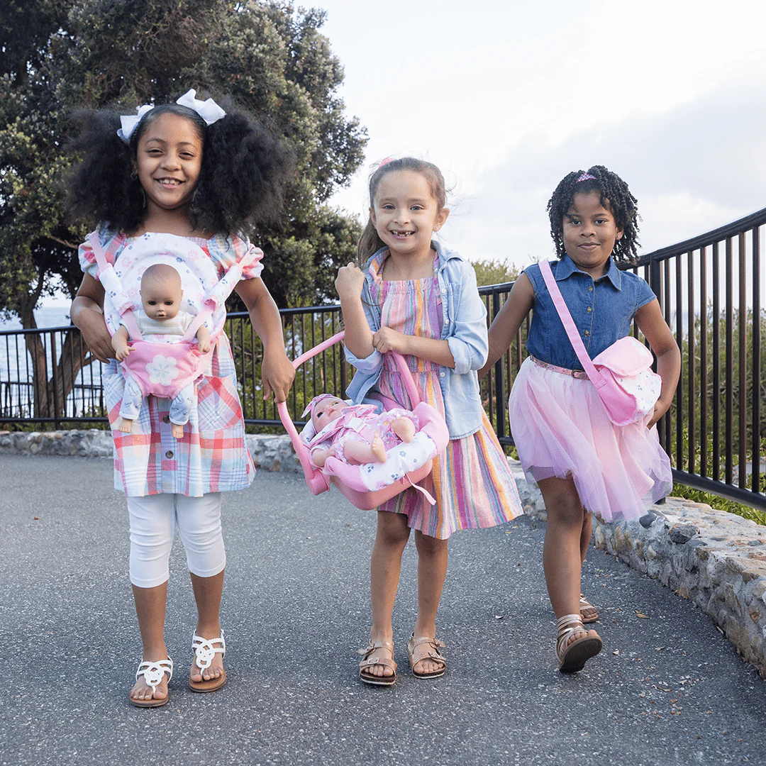 Adora Pink Blooms Diaper Bag - Image 5