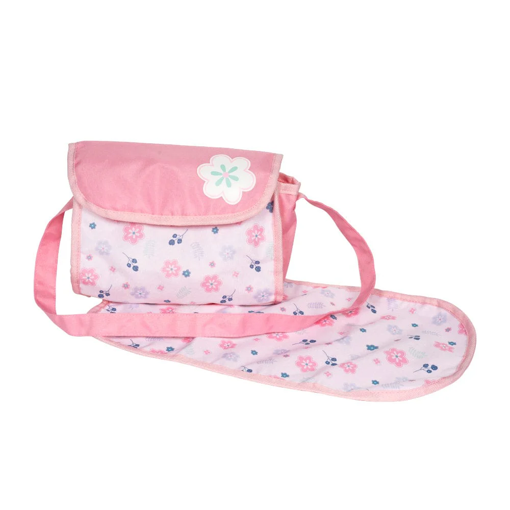 Adora Pink Blooms Diaper Bag - Image 6