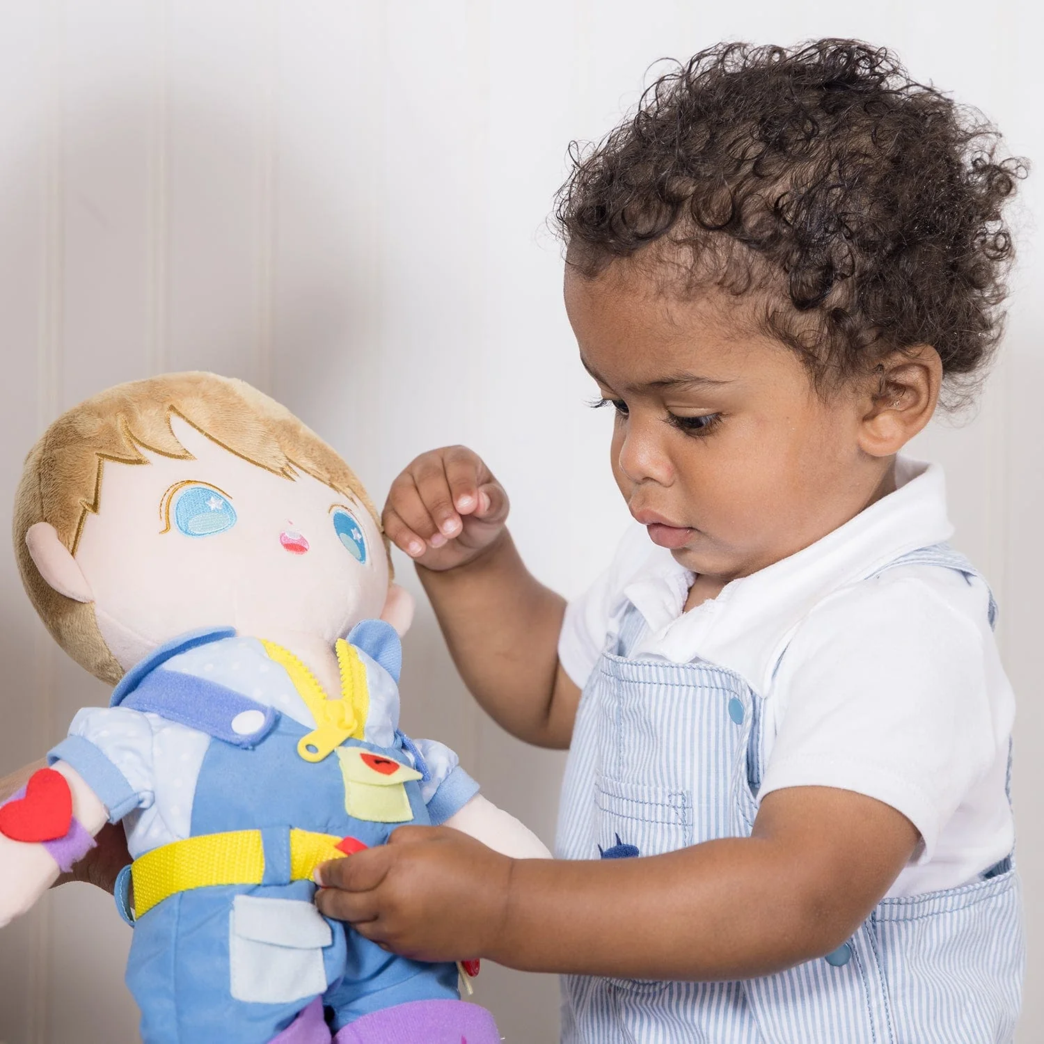 Adora Plush Montessori Toy Doll - Buckle N' Learn Liam - Image 3