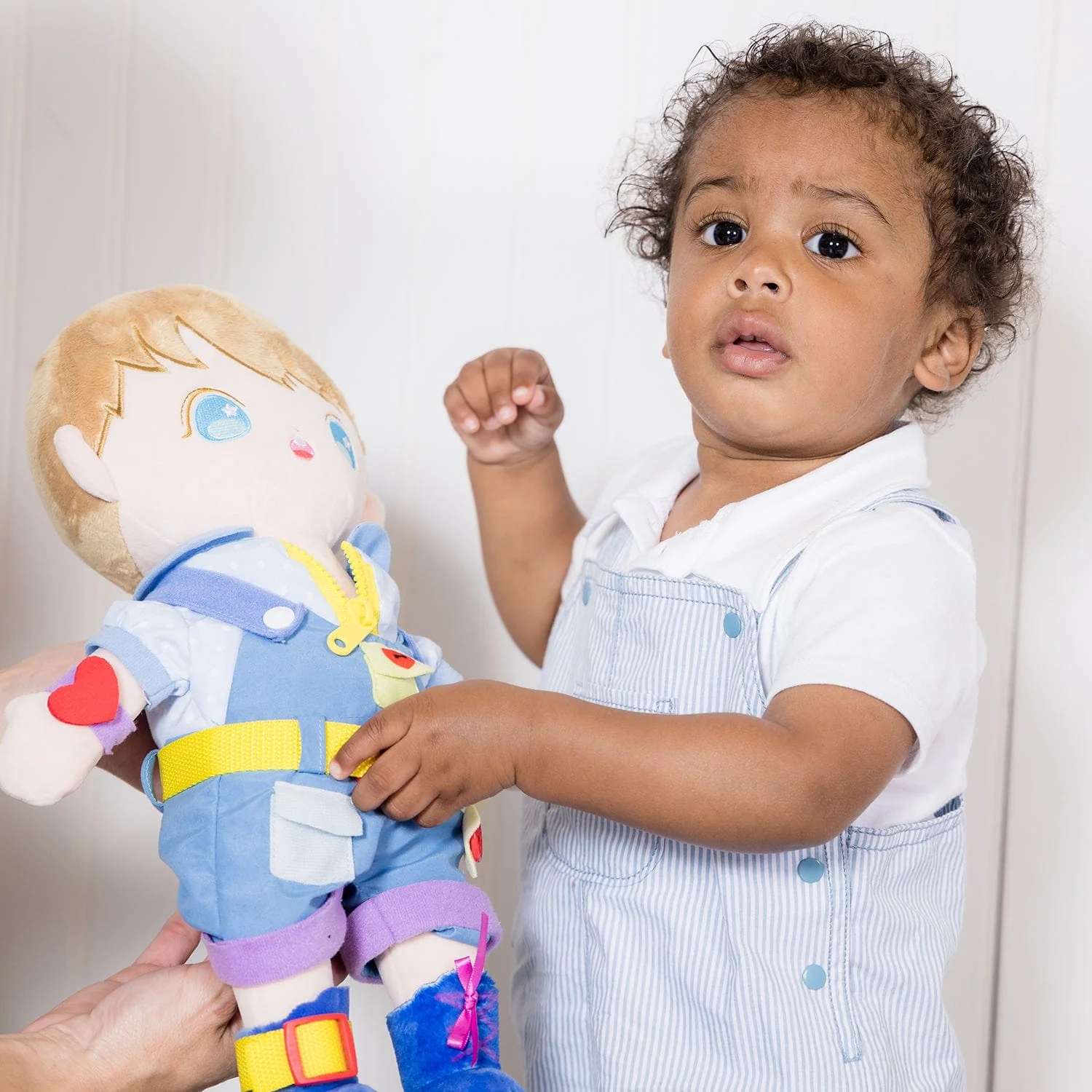Adora Plush Montessori Toy Doll - Buckle N' Learn Liam - Image 5