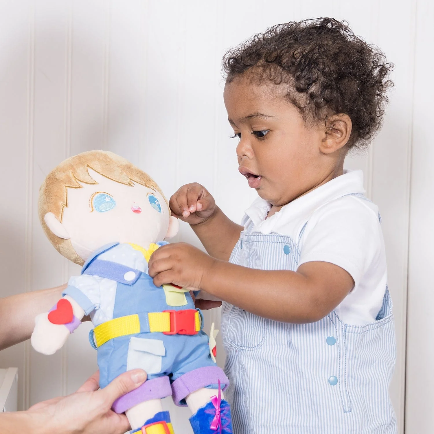 Adora Plush Montessori Toy Doll - Buckle N' Learn Liam - Image 9
