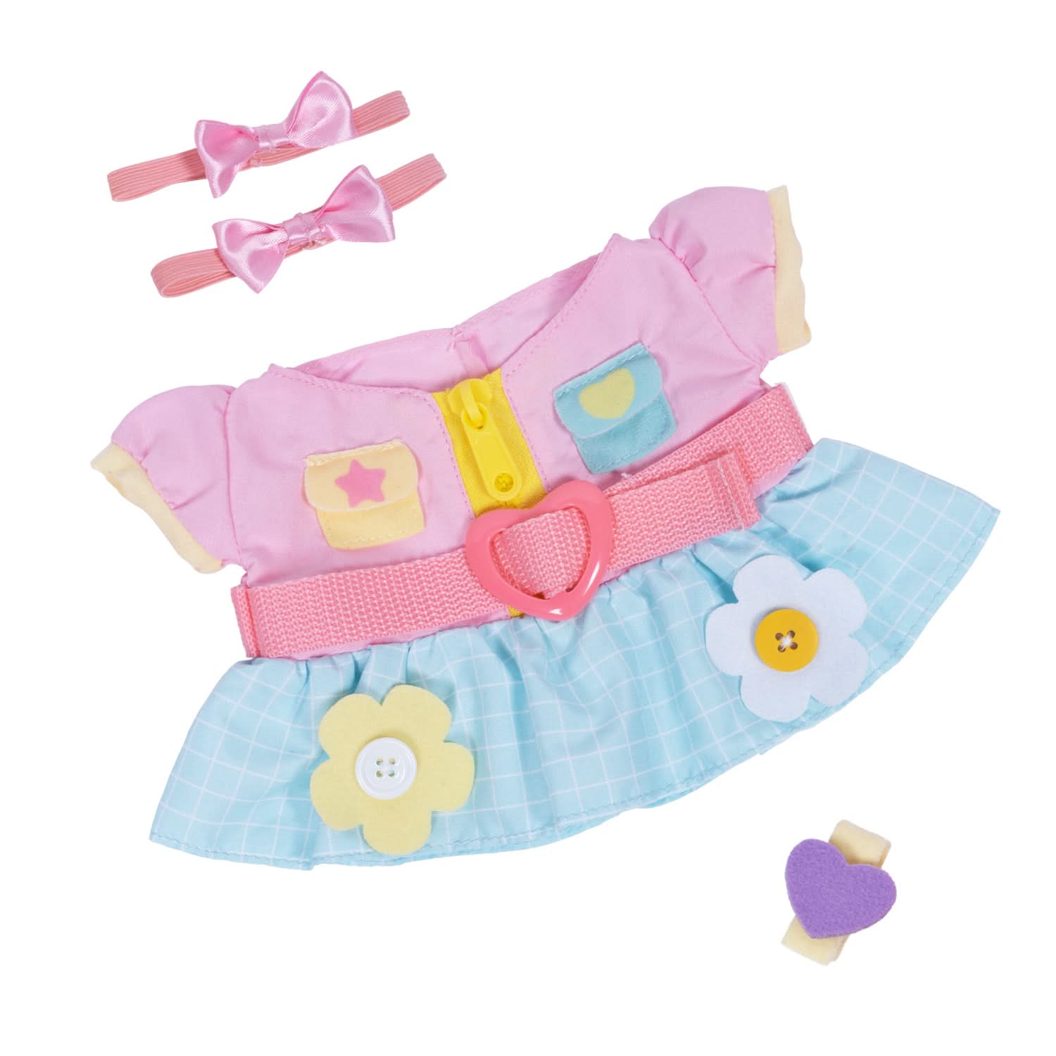 Adora Plush Montessori Toy Doll - Buckle N' Learn Mia - Image 11