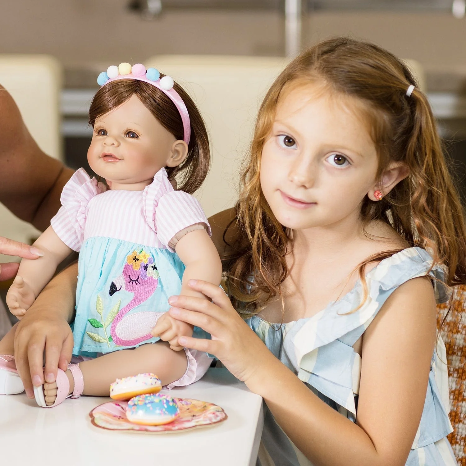 Adora ToddlerTime Baby Doll - Summer Flamingo Doll, Clothes & Accessories Set - Image 5