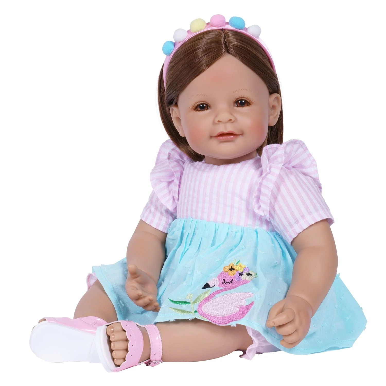Adora ToddlerTime Baby Doll - Summer Flamingo Doll, Clothes & Accessories Set - Image 8