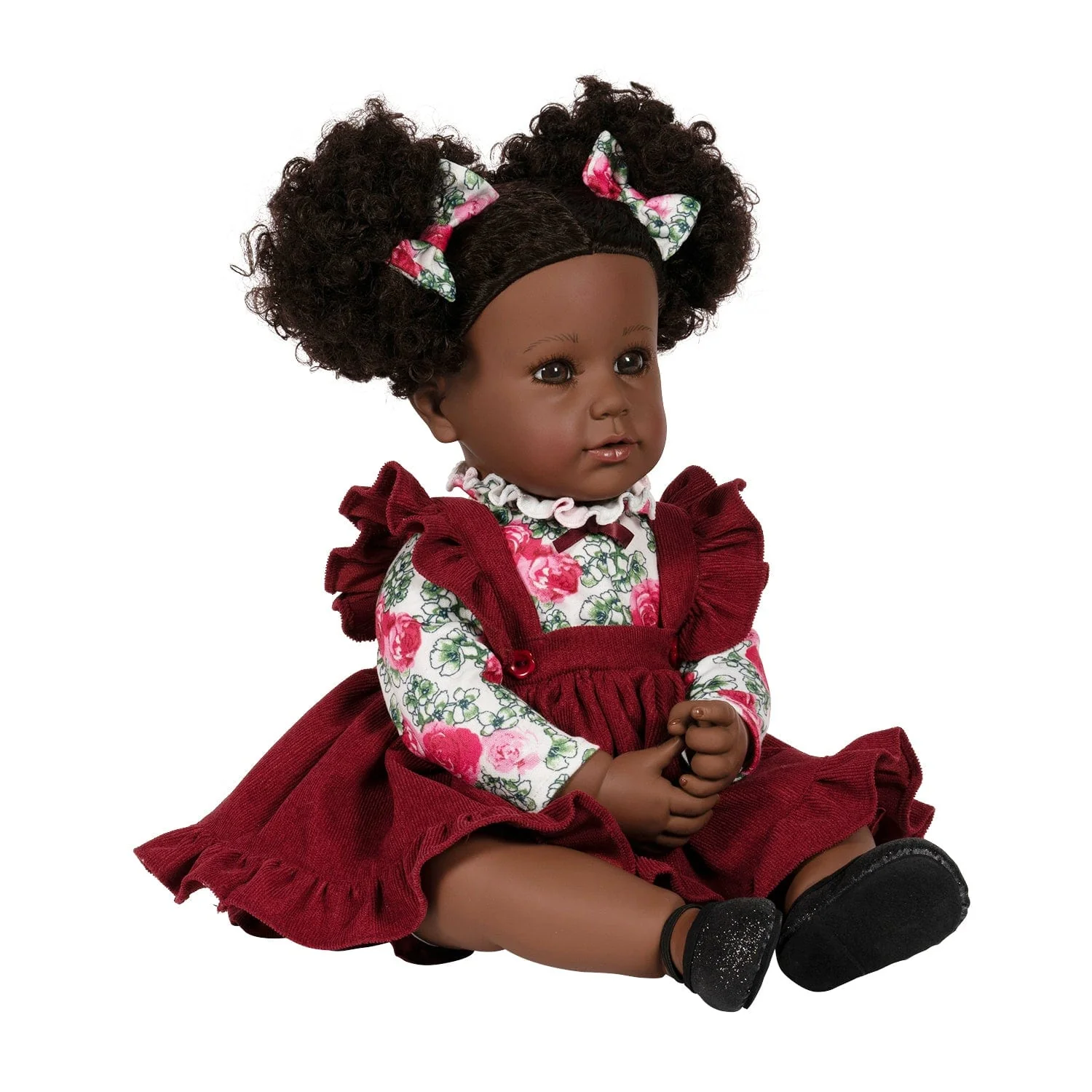 Adora Toddlertime Cranberry Kisses African American Baby Doll, Doll Clothes & Accessories Set - Image 5