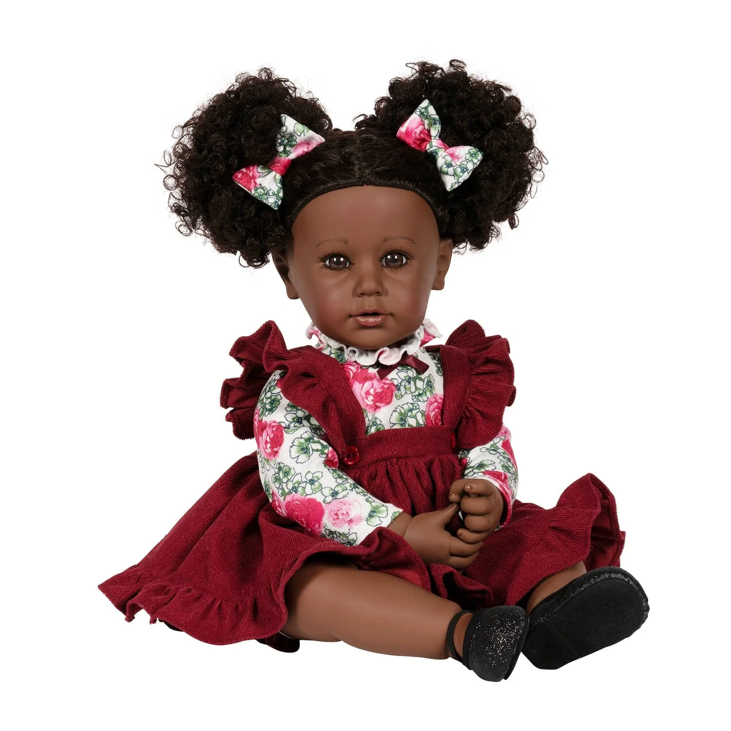 Adora Toddlertime Cranberry Kisses African American Baby Doll, Doll Clothes & Accessories Set - Image 7