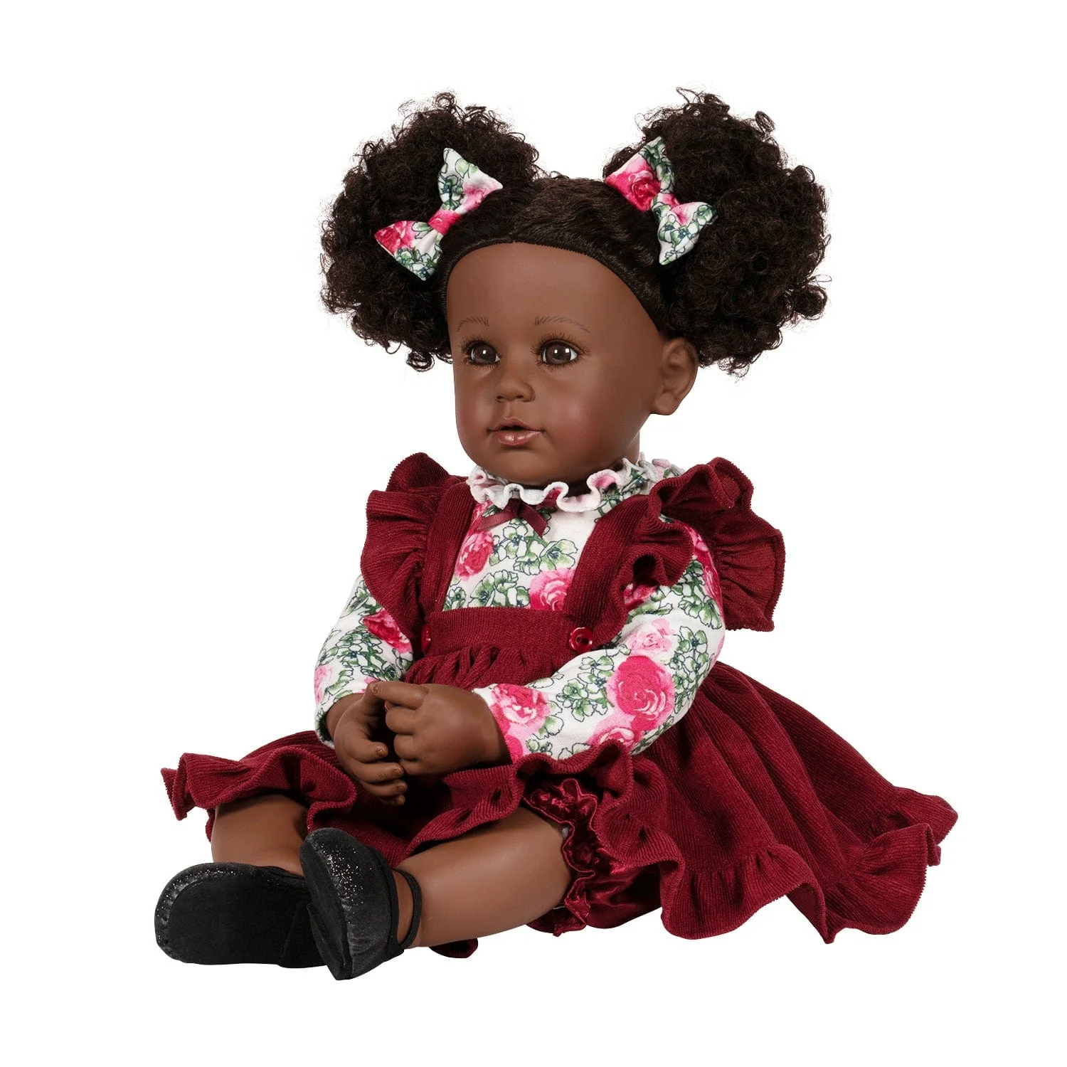 Adora Toddlertime Cranberry Kisses African American Baby Doll, Doll Clothes & Accessories Set - Image 9