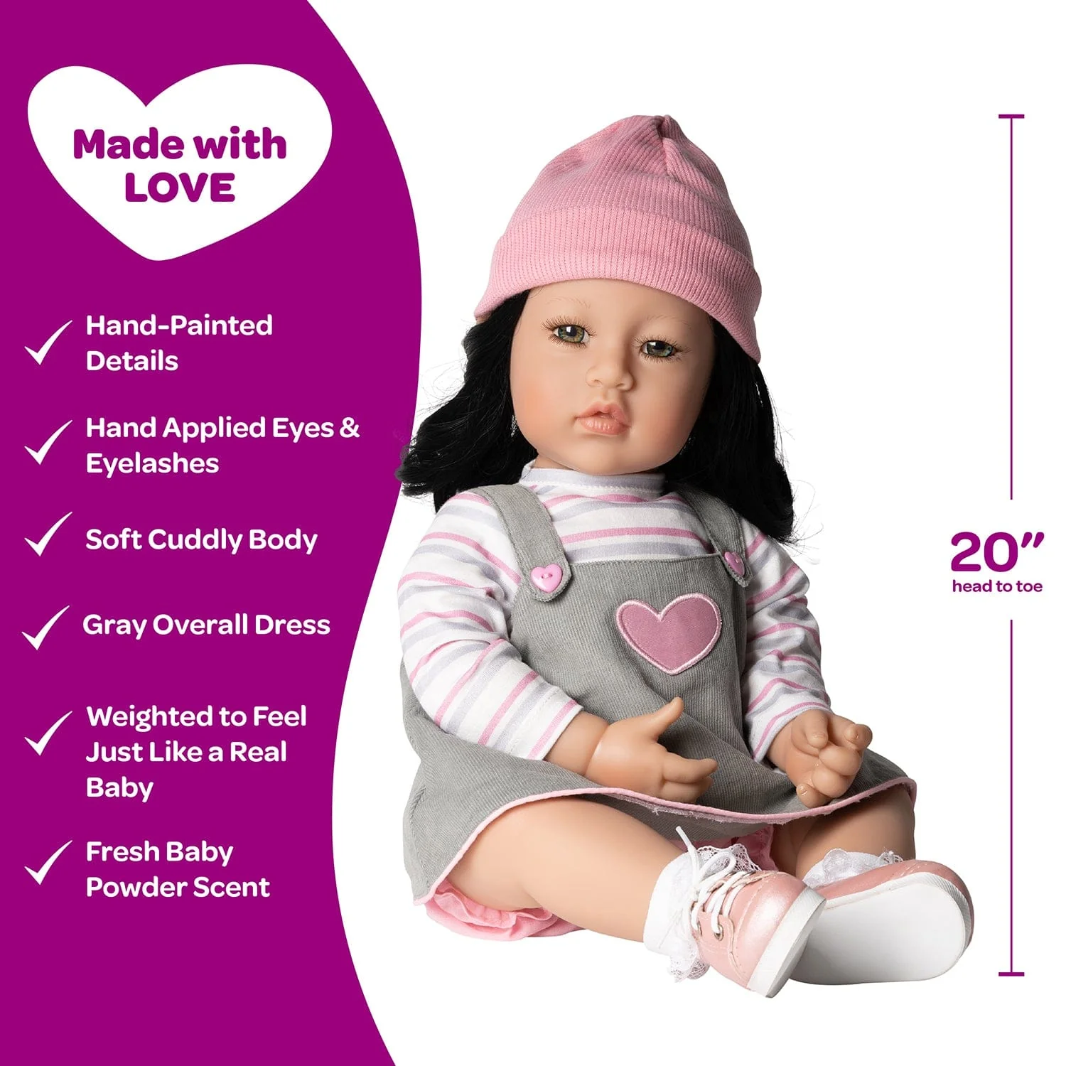 Adora Toddlertime Girl Power Baby Doll, Doll Clothes & Accessories Set - Image 4