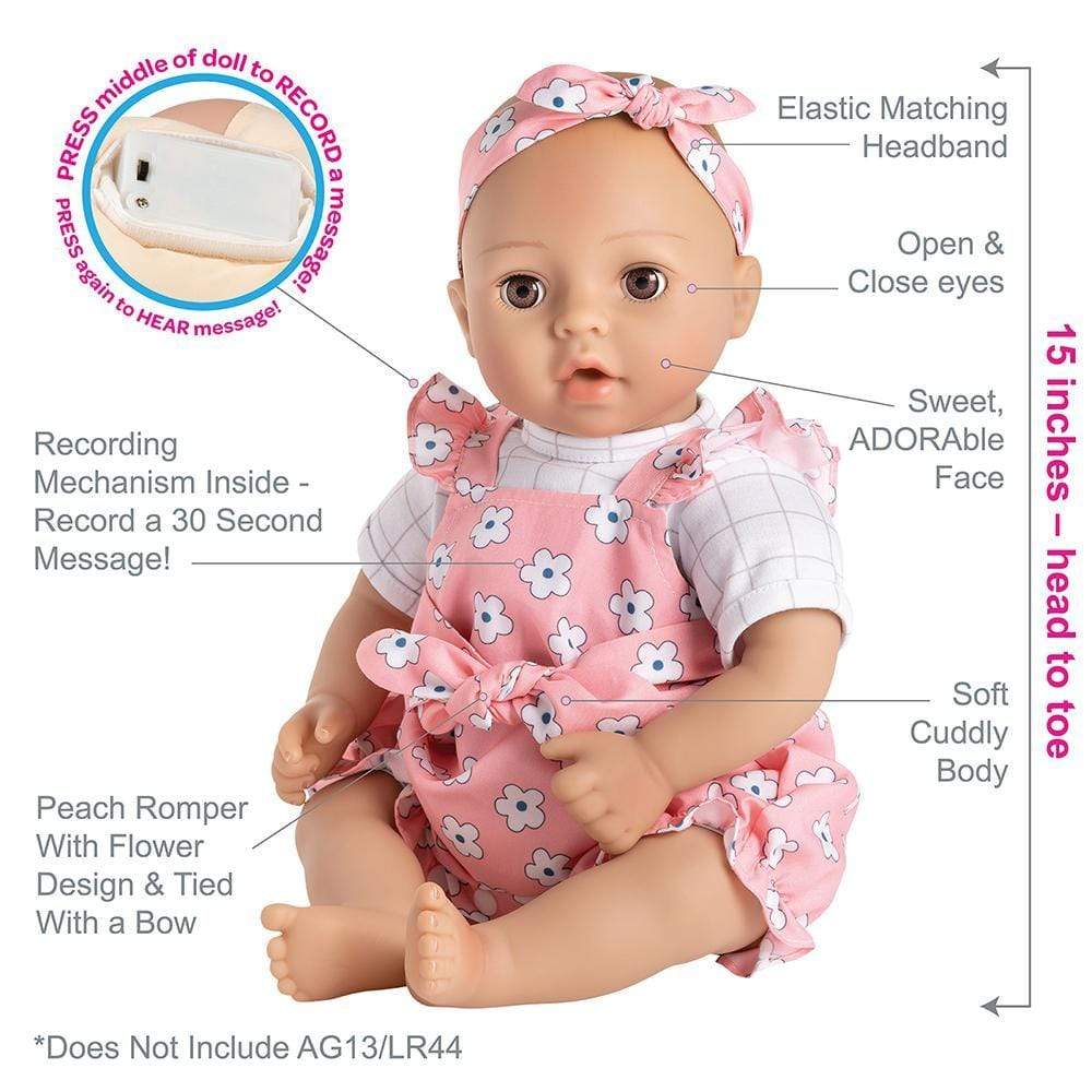 Adora Wrapped in Love Darling Baby with Voice Recorder - Image 4