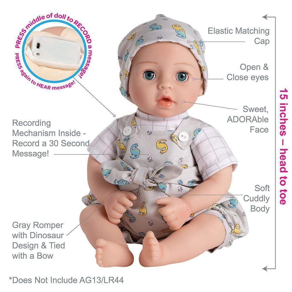 Adora Wrapped in Love Dearest Baby with Voice Recorder - Image 4