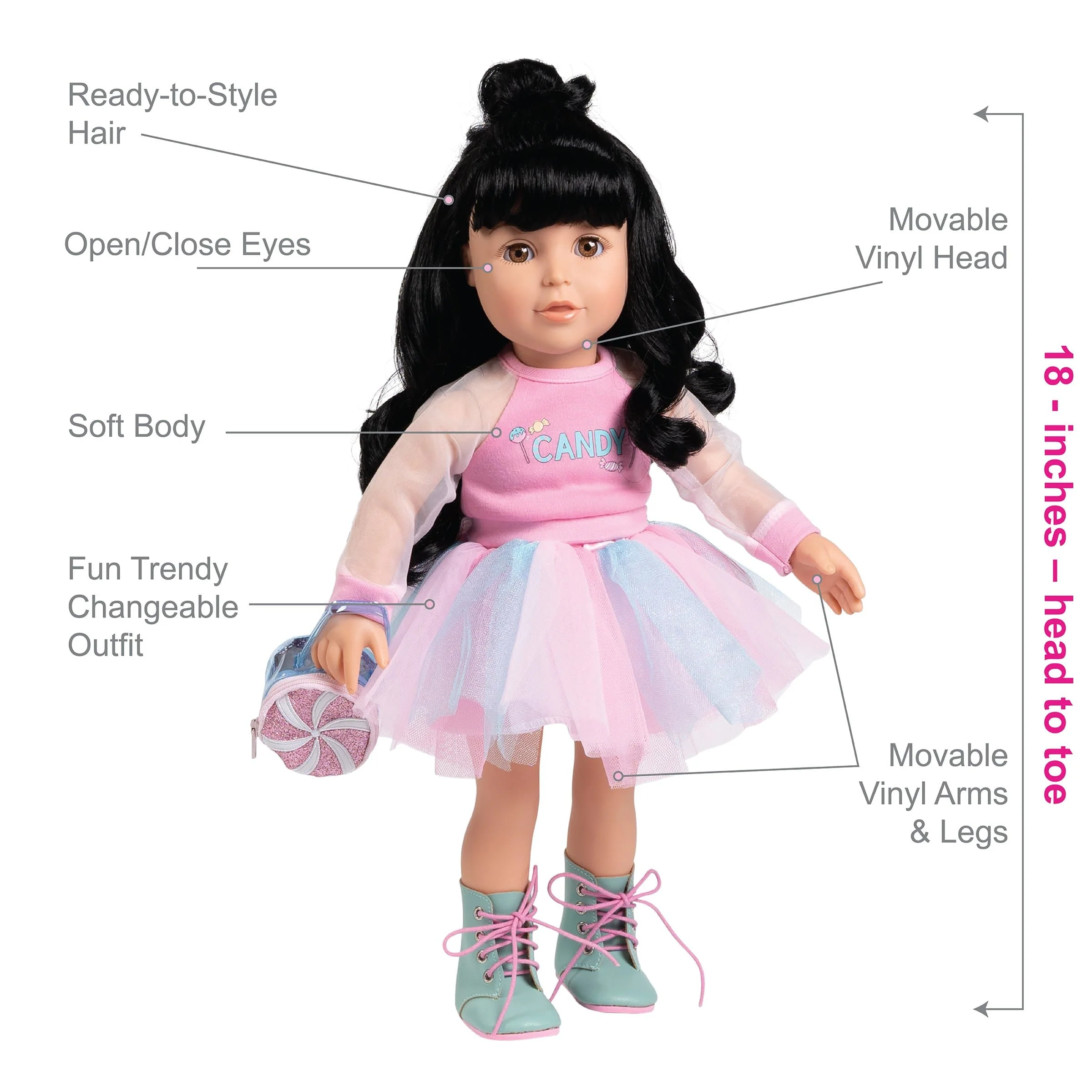 Amazing Girls 18 inch Doll Candy (Amazon Exclusive) - Image 3