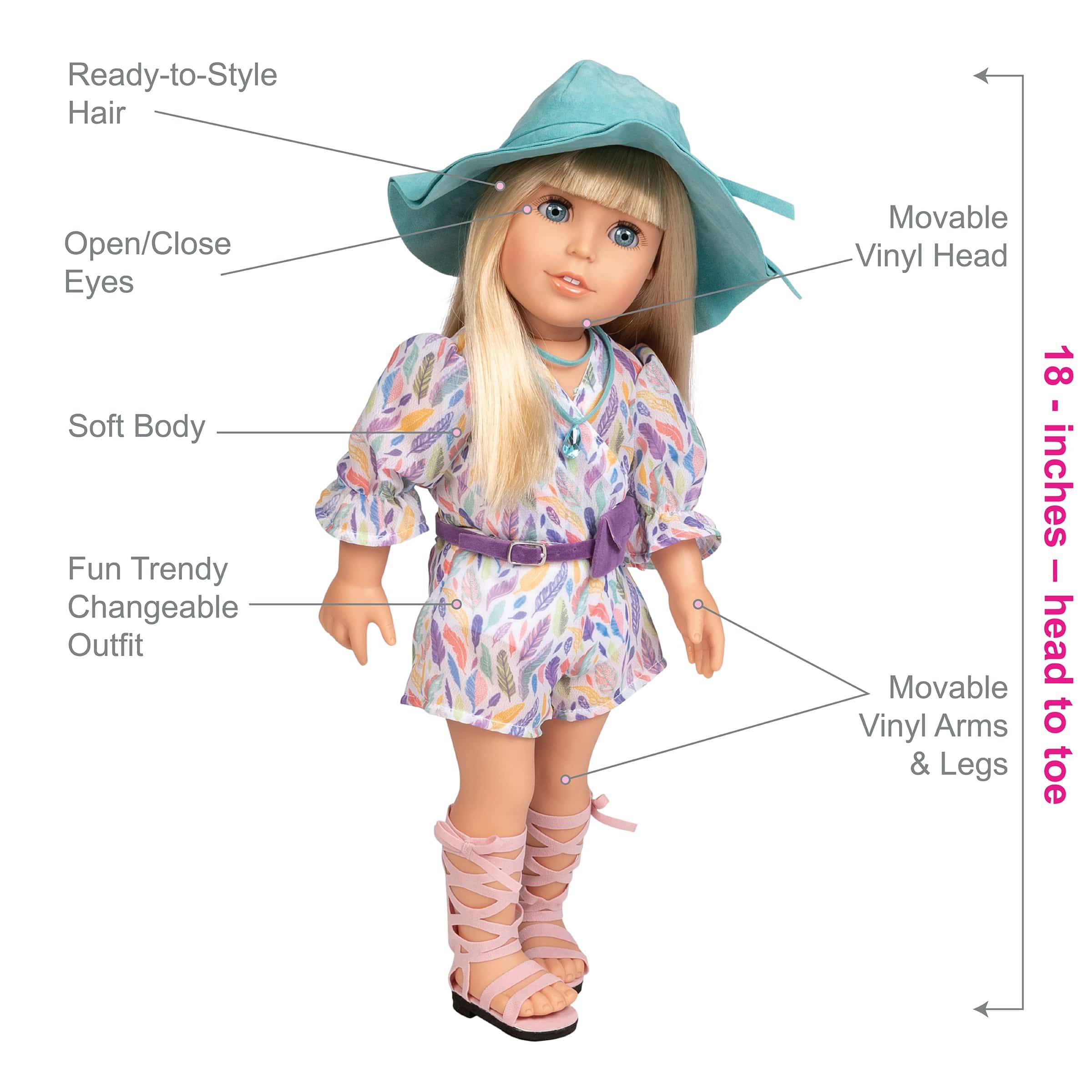Amazing Girls 18 inch Doll Claire (Amazon Exclusive) - Image 3