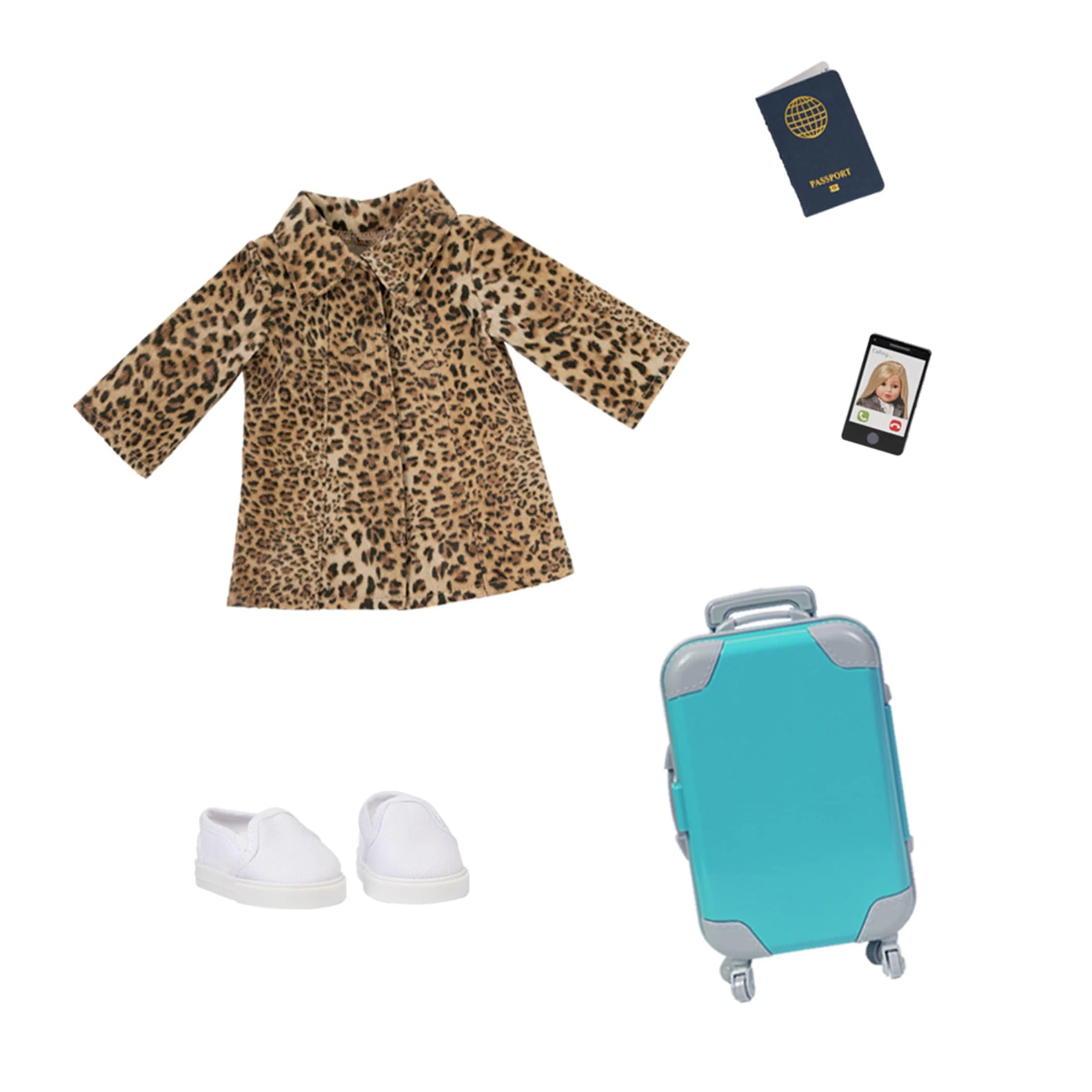 Amazing Girls 18 inch Doll Clothes - Jet-Set Luggage & Accessories Set (Amazon Exclusive) - Image 5