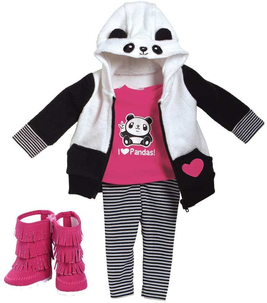 Amazing Girls 18 inch Doll Clothes - Panda Fun Outfit (Amazon Exclusive)