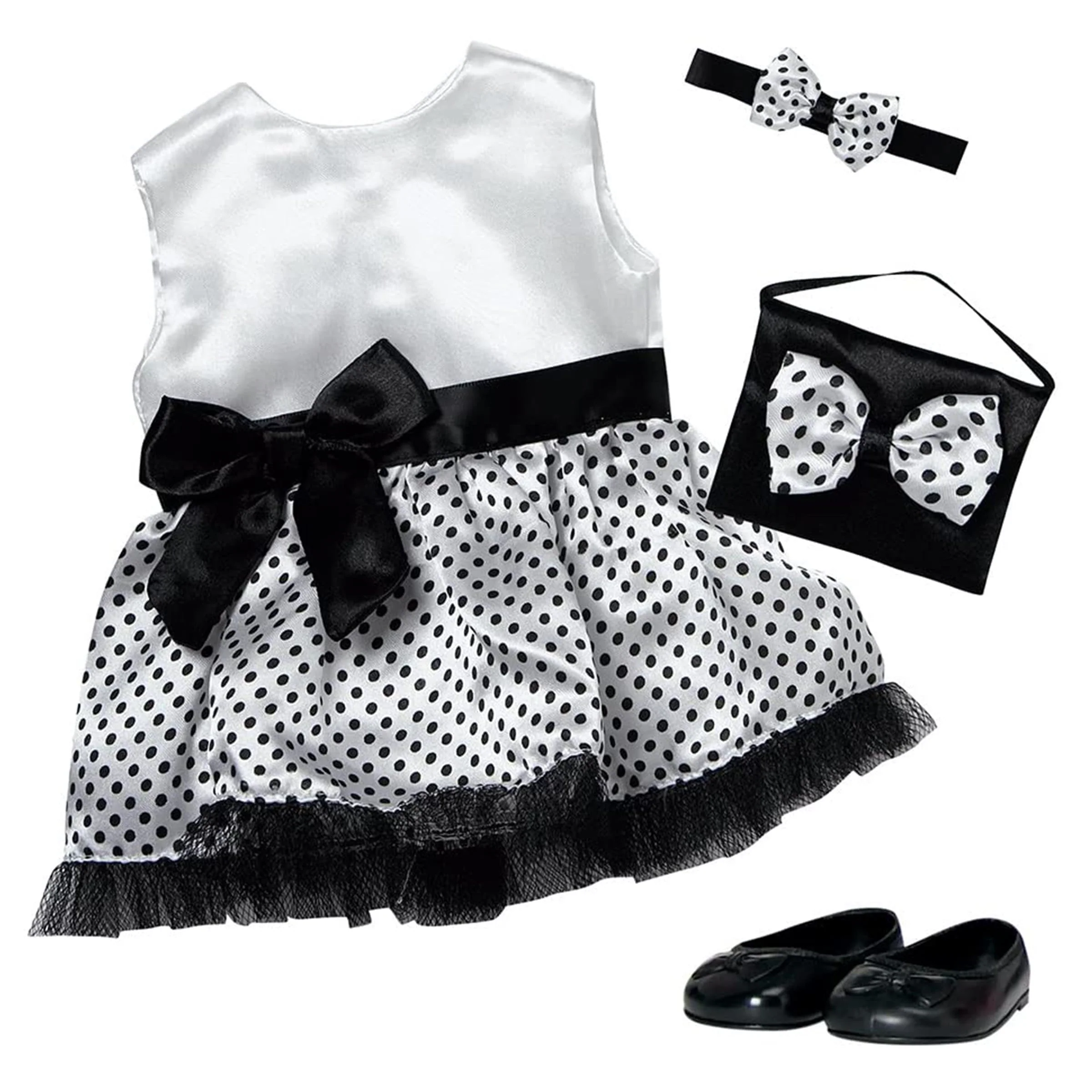 Amazing Girls 18 inch Doll Clothes - Polka Dot Party Dress (Amazon Exclusive)