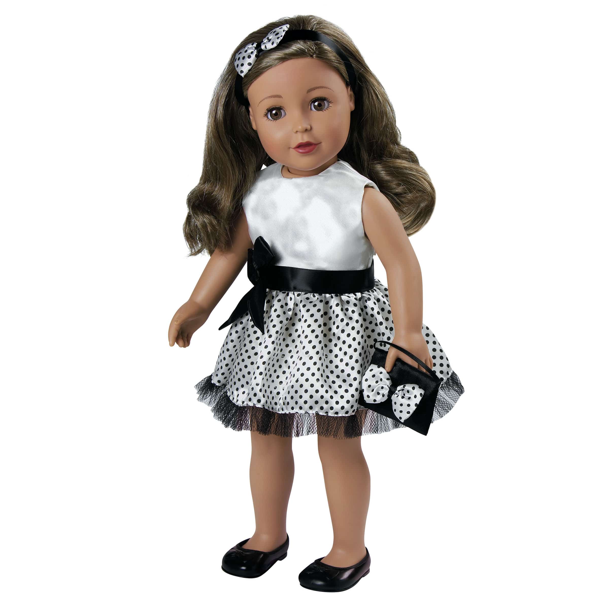 Amazing Girls 18 inch Doll Clothes - Polka Dot Party Dress (Amazon Exclusive) - Image 2