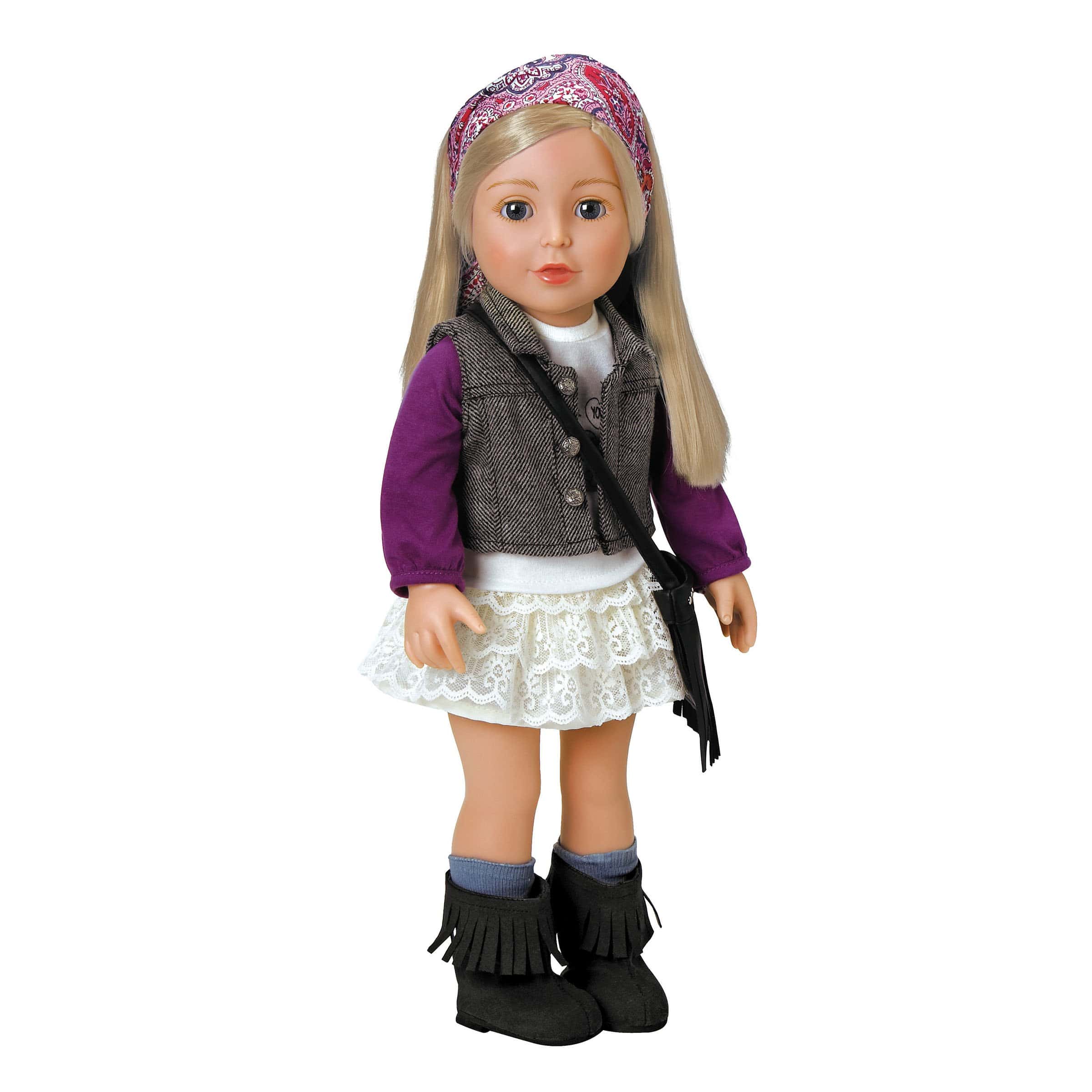 Amazing Girls 18 inch Doll Clothes - Trendy Twill & Lace Fashion (Amazon Exclusive) - Image 2
