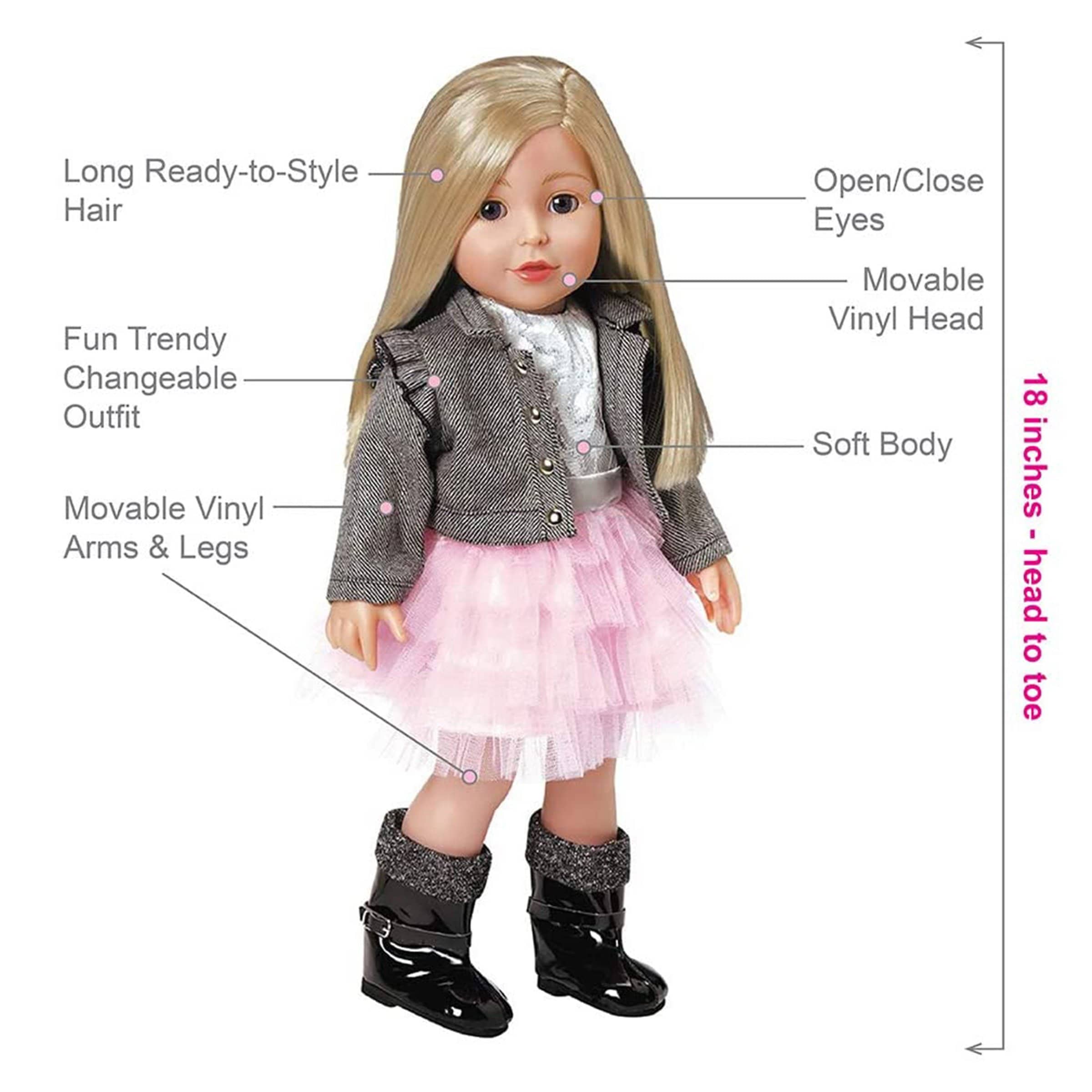 Amazing Girls 18 Inch Doll, Harper (Amazon Exclusive) - Image 3