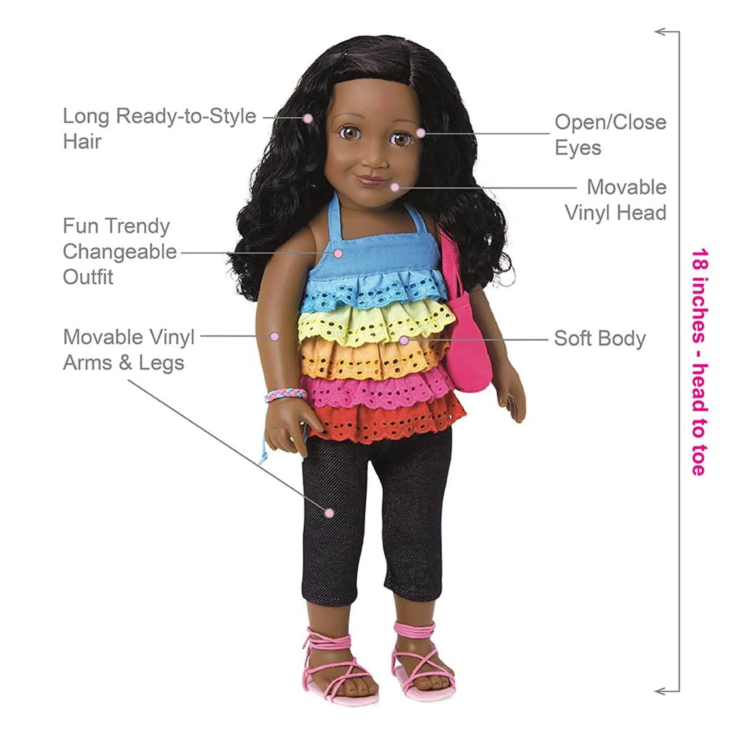 Amazing Girls 18 inch Doll Jada (Amazon Exclusive) - Image 3