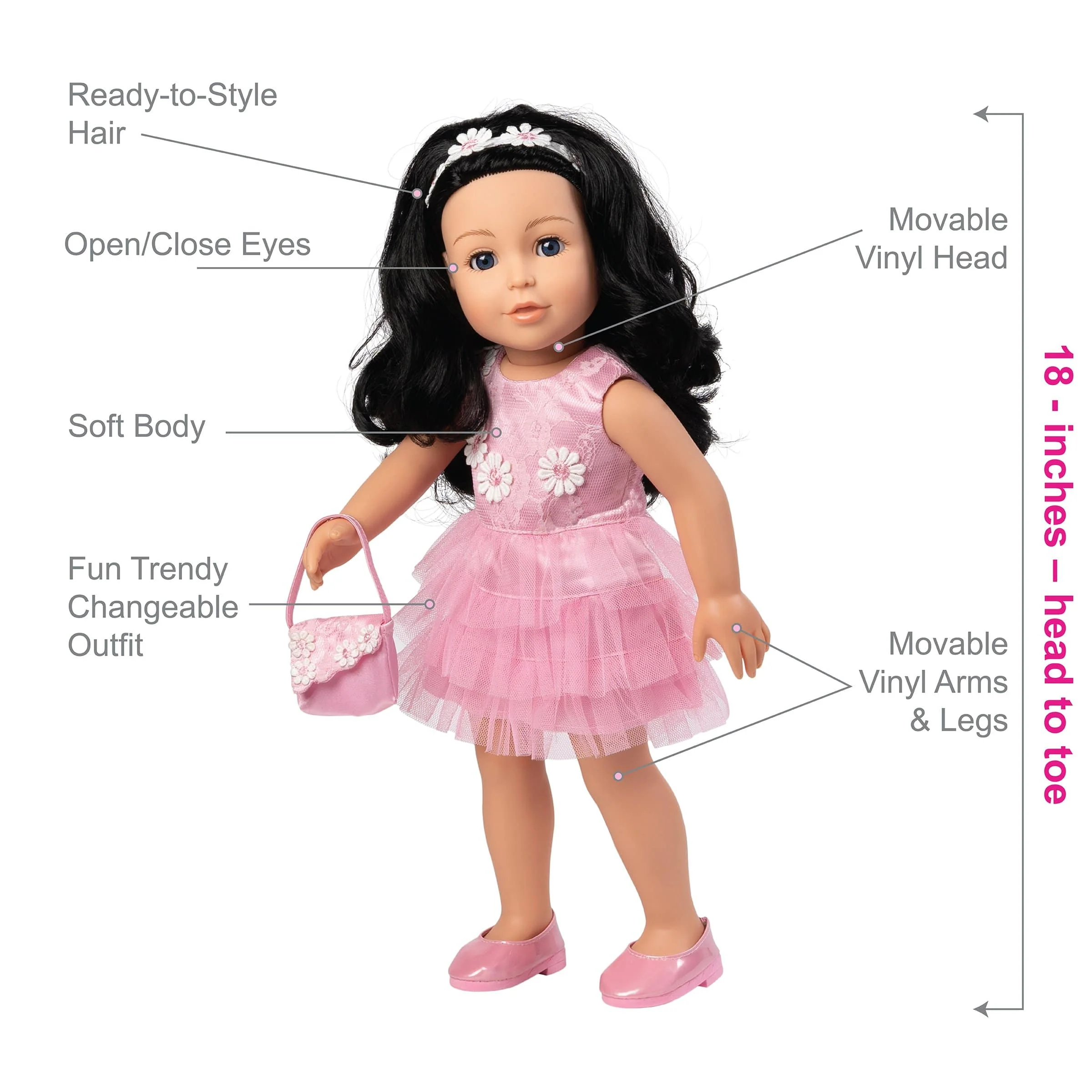 Amazing Girls 18 inch Doll Mia (Amazon Exclusive) - Image 3