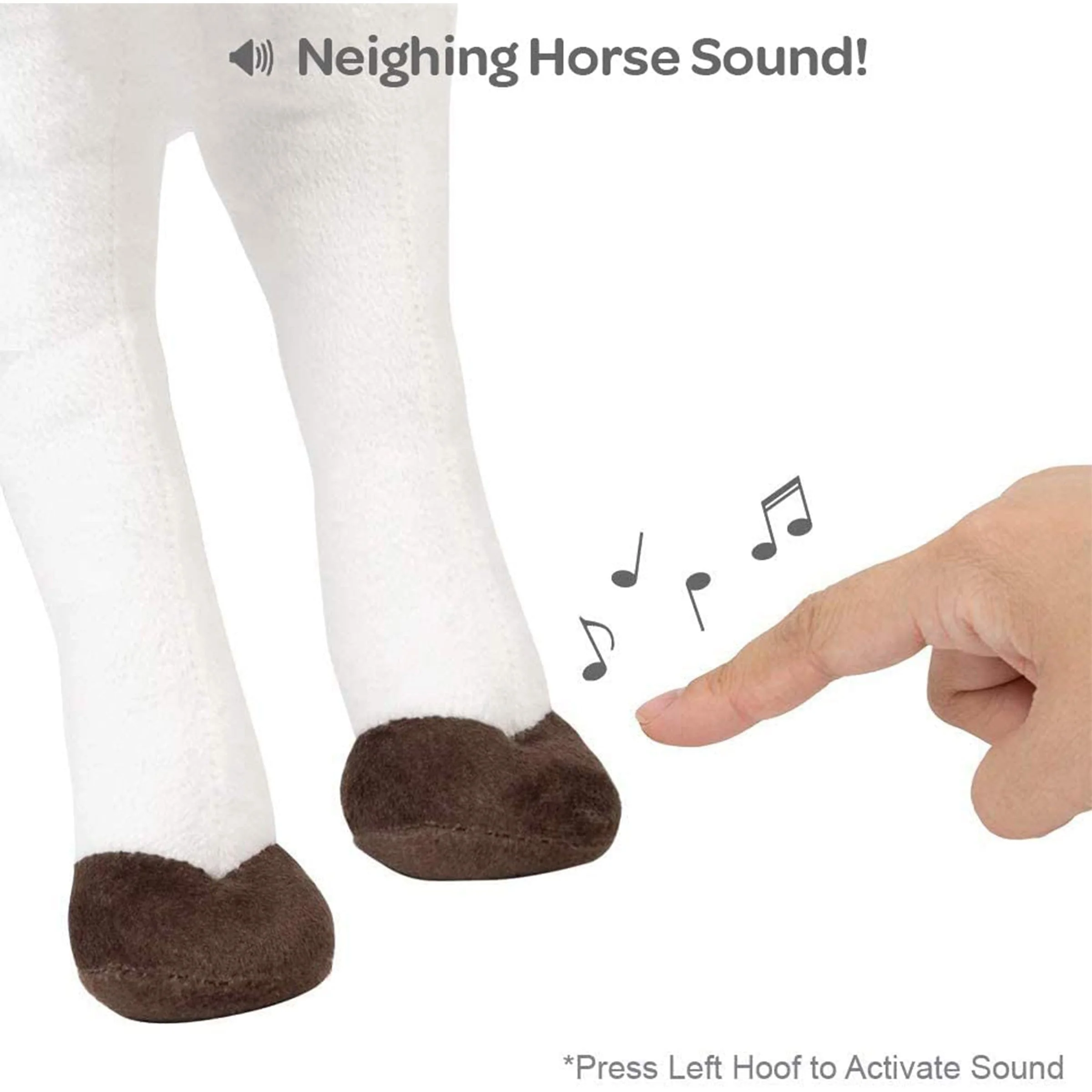 Amazing Girls 18 Inch Doll Pets Horse Plush with a Neigh Sound Effect [Amazon Exclusive] - Image 4