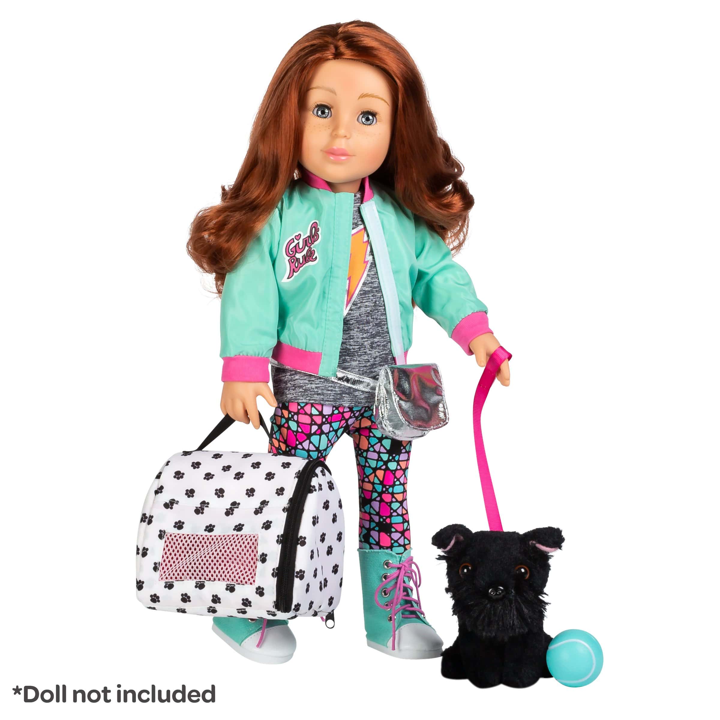 Amazing Girls 18 Inch Doll Pets Sadie the Black Schnauzer (Amazon Exclusive) - Image 4
