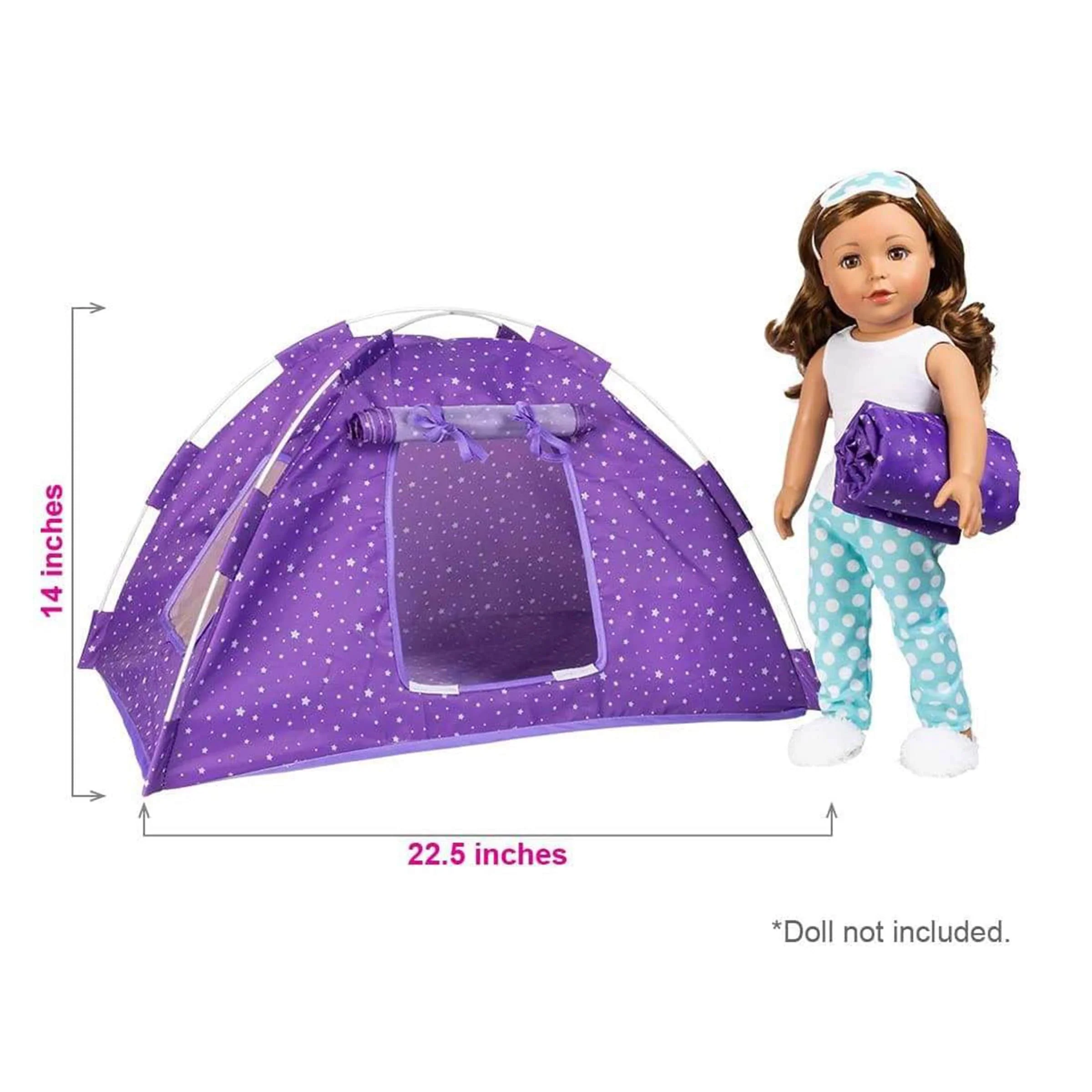 Amazing World 18 inch Doll Accessories Camping Wooden Play Set - 15 Pieces (Amazon Exclusive) - Image 3