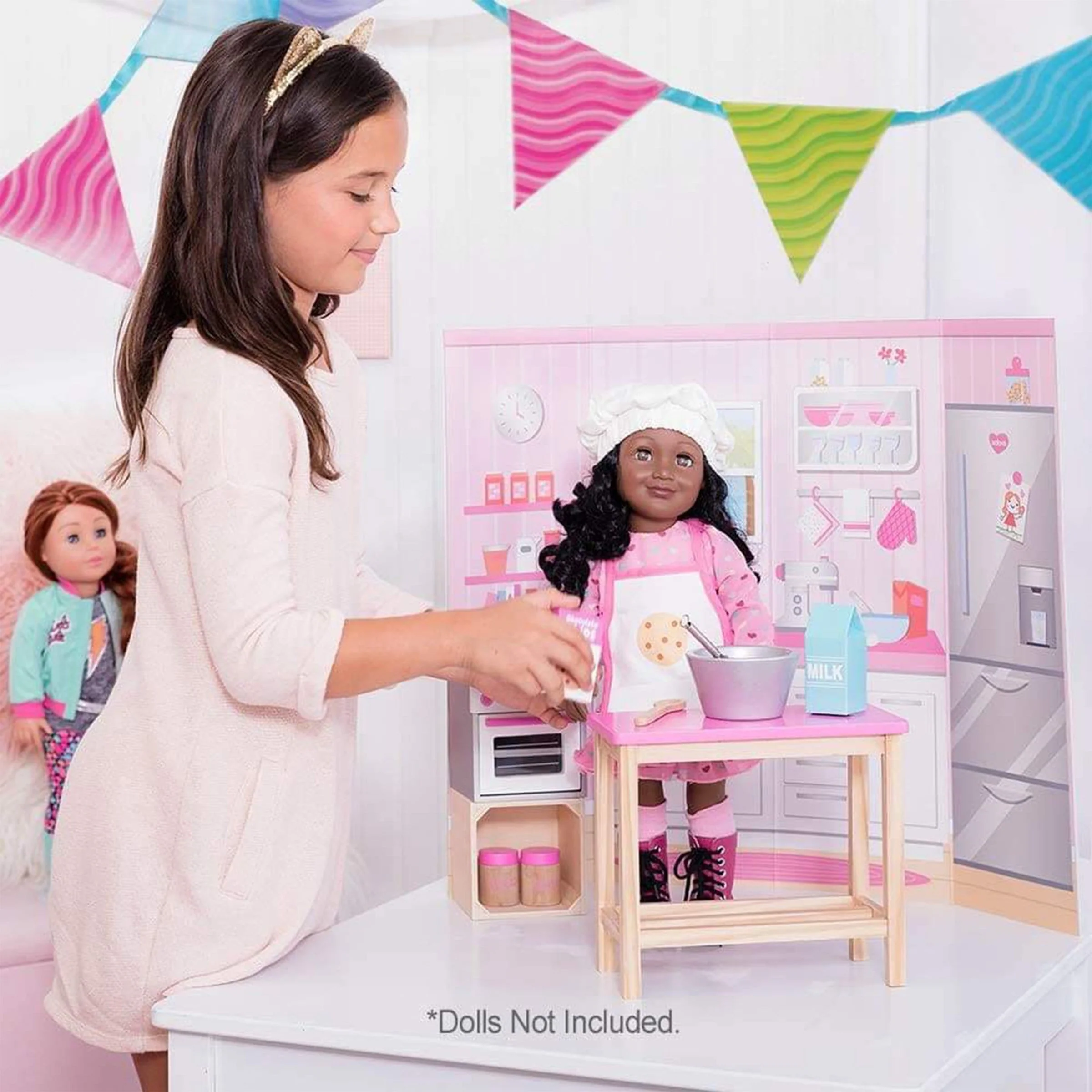 Amazing World 18 inch Doll Accessories Love To Bake Wooden Play Set - 20 Pieces (Amazon Exclusive) - Image 2