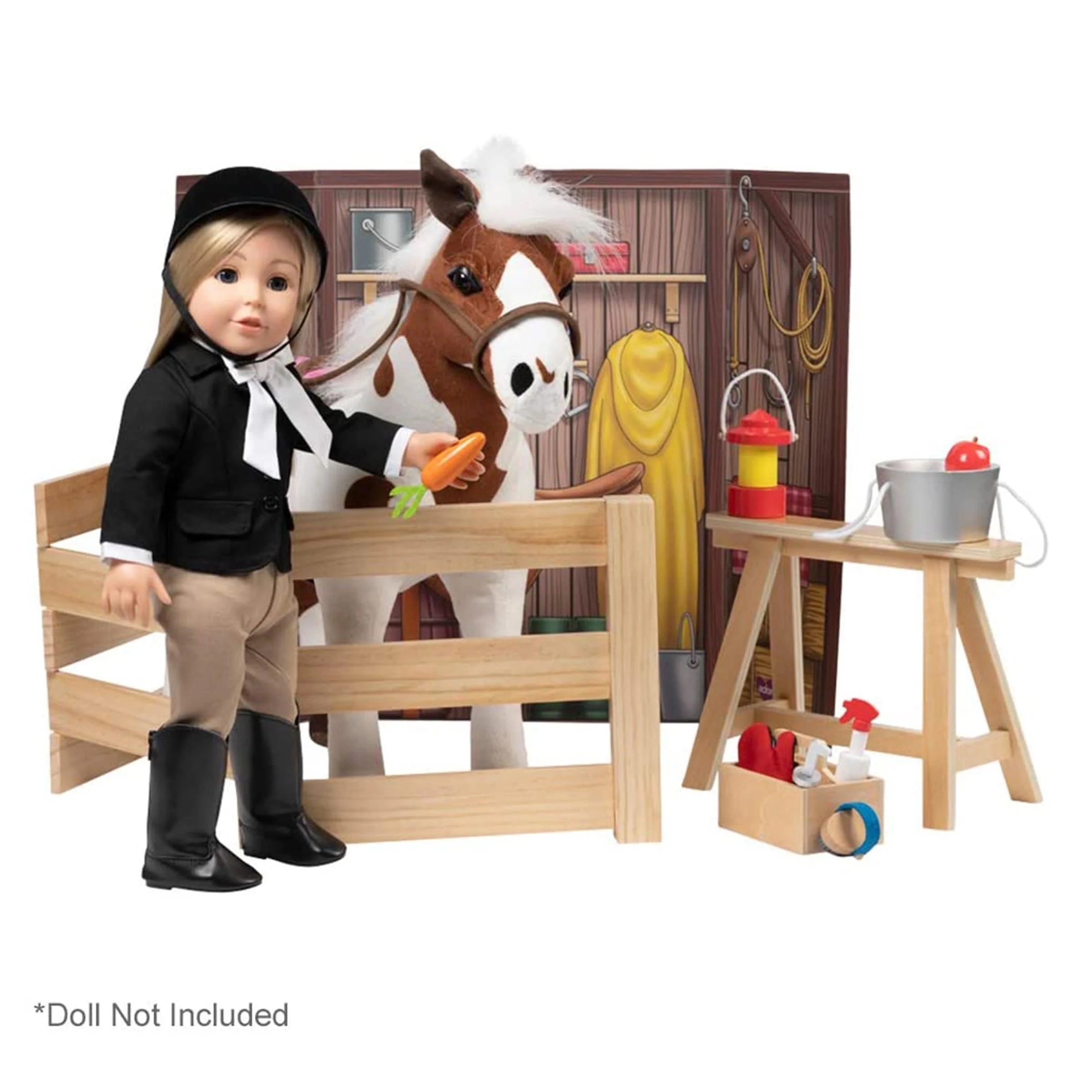 Amazing World 18 inch Doll Accessories Plush Horse with 1 Sound Effect - 15 Pieces (Amazon Exclusive) - Image 3