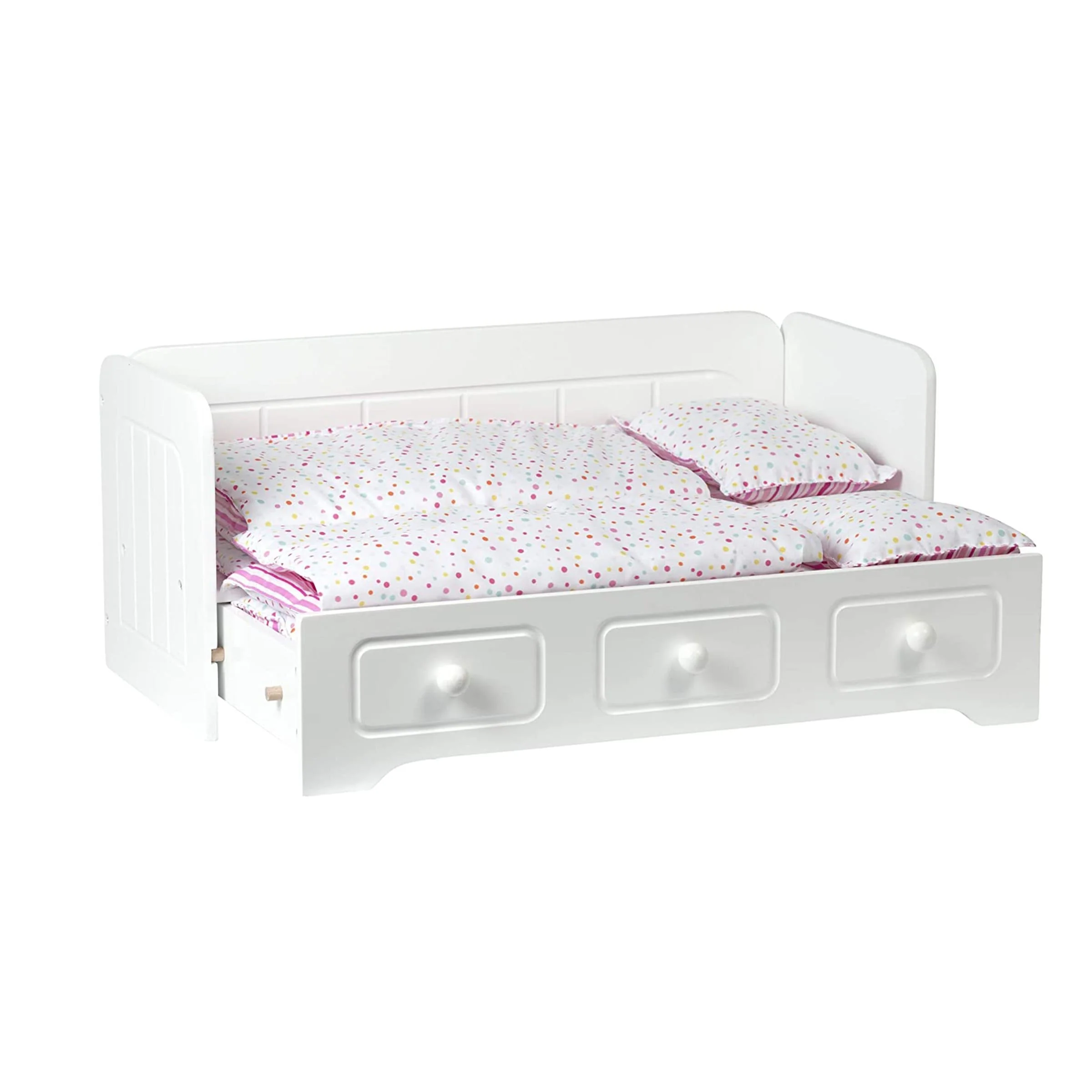 Amazing World 18 inch Doll Bed Trundle Bed with Bedding (Amazon Exclusive) - Image 2
