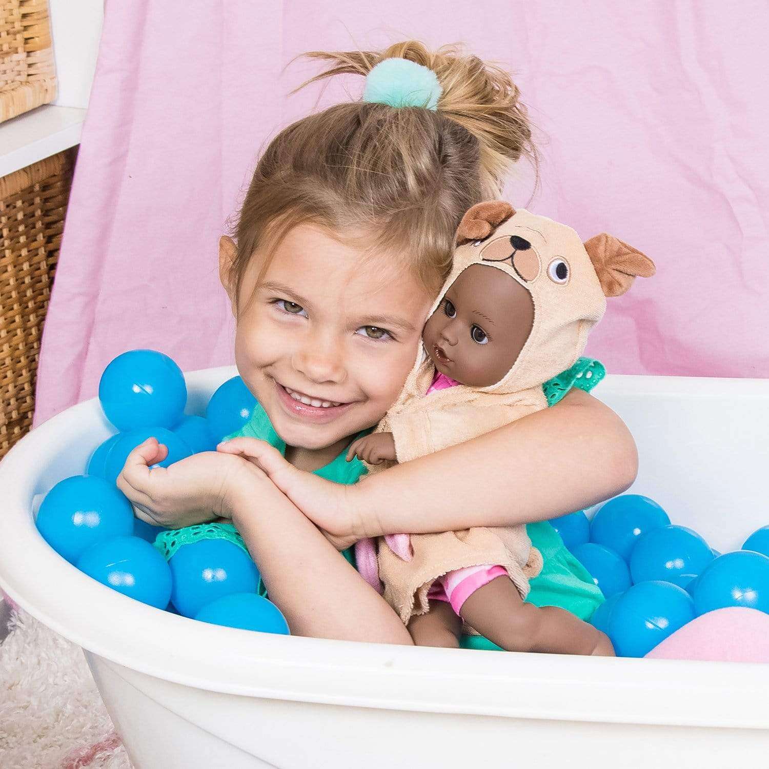Adora BathTime Puggy Love Baby Doll, Doll Clothes & Accessories Set - Image 2